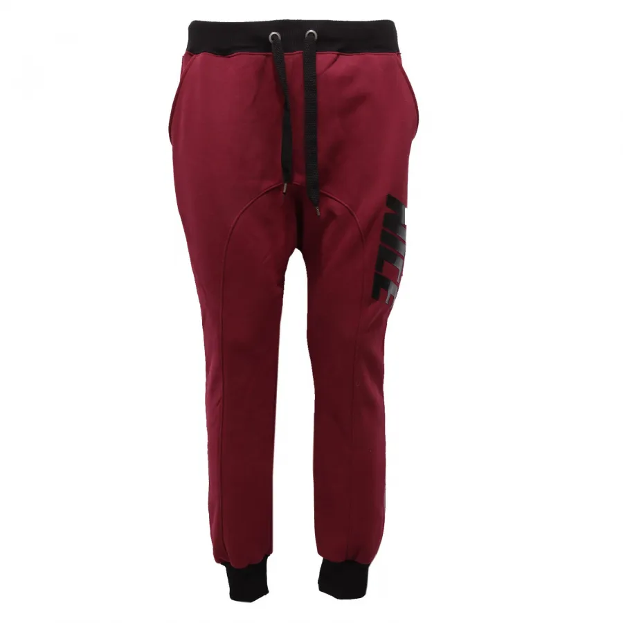 9483V  pantalone tuta uomo NICEBRAND bordeaux trouser sweatpant men