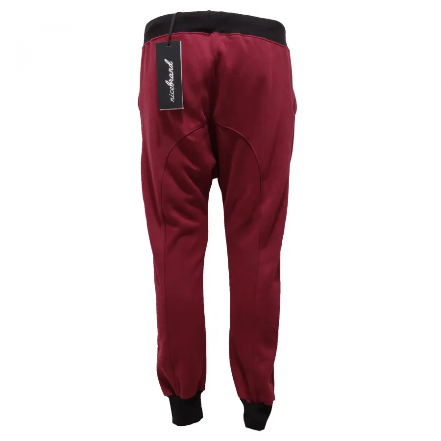 9483V  pantalone tuta uomo NICEBRAND bordeaux trouser sweatpant men
