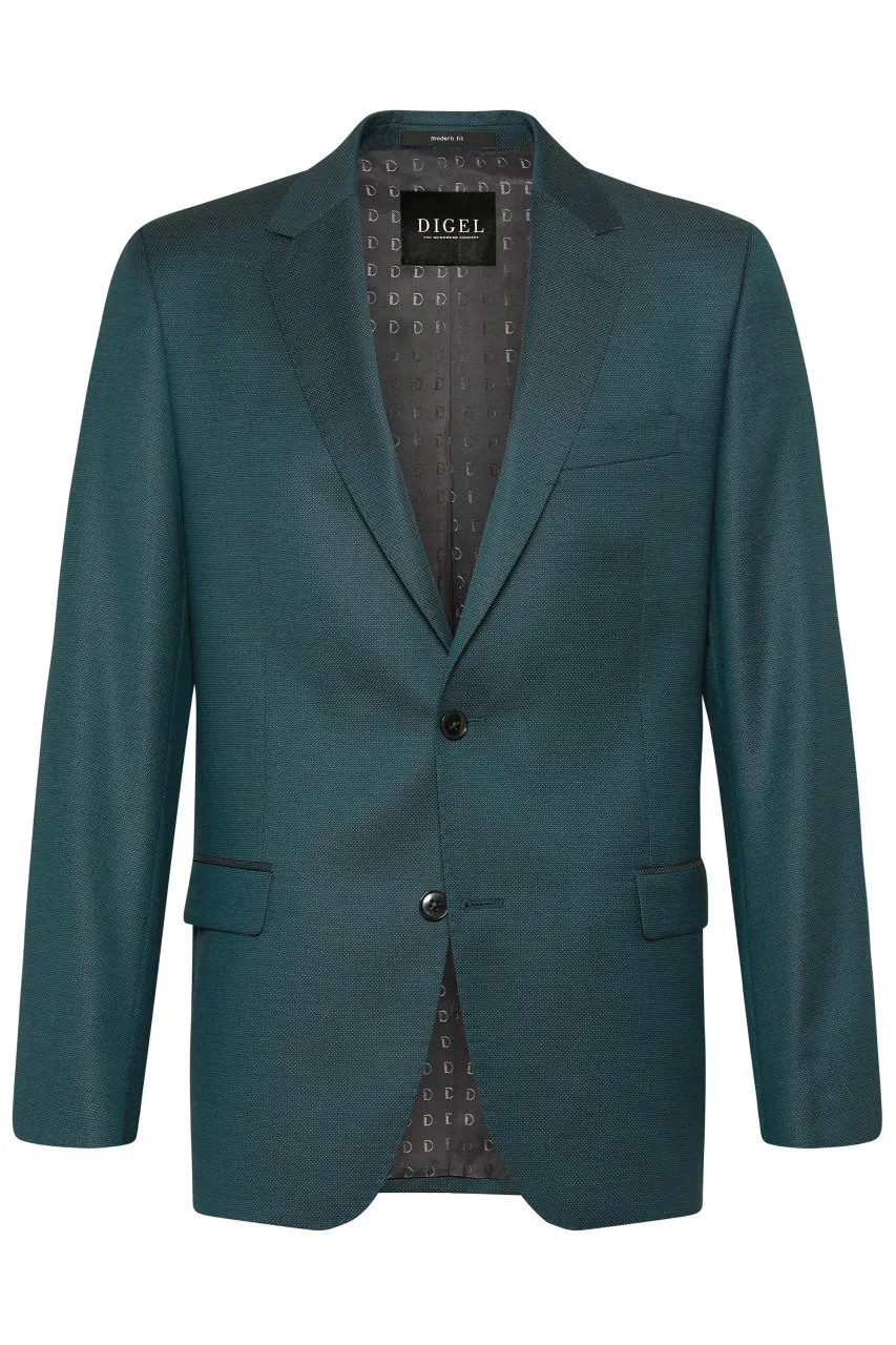Abito verde digel drop quattro corto lana reda 110's