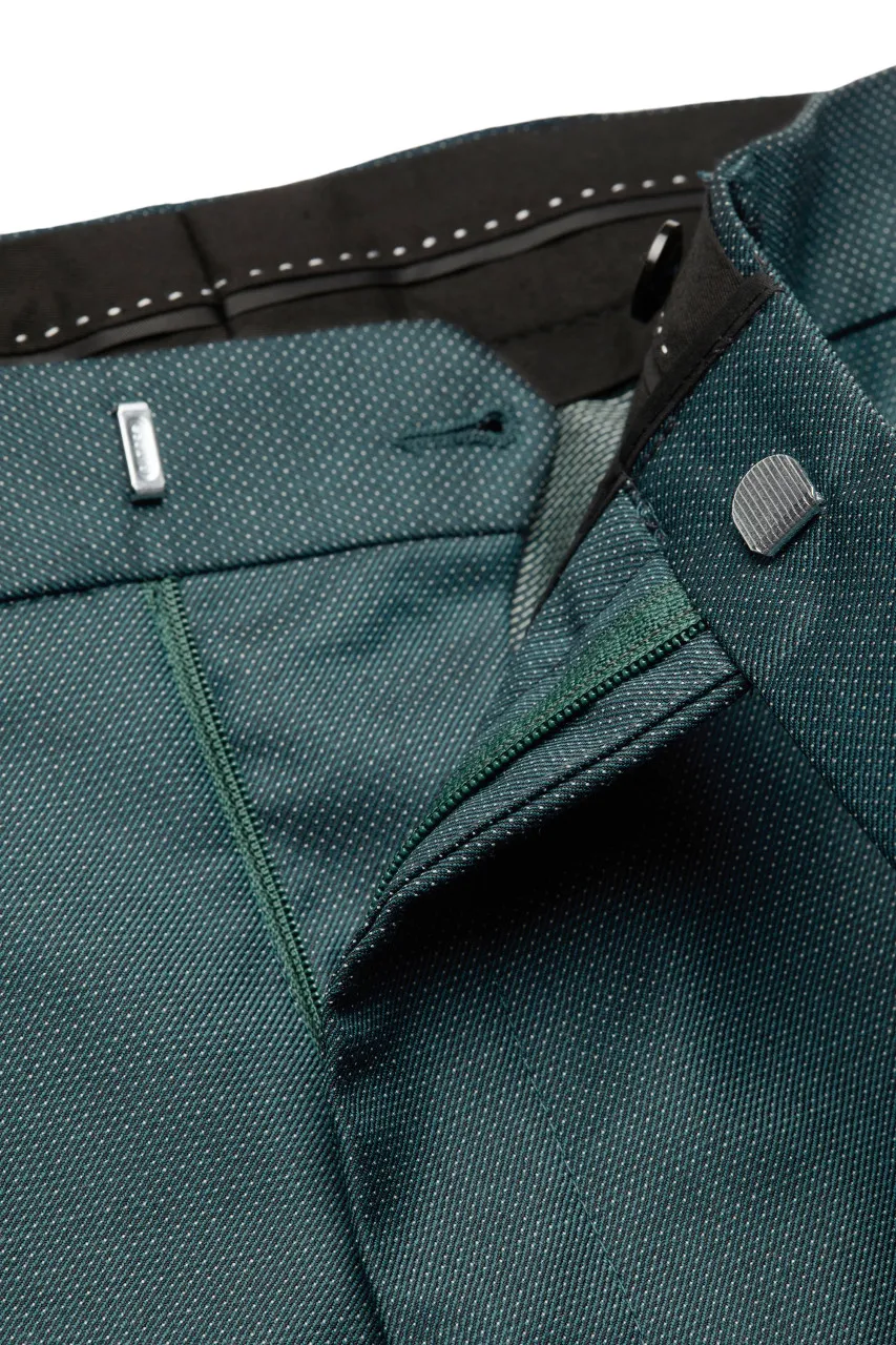 Abito verde digel drop quattro corto lana reda 110's