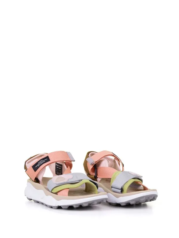Active sandals in technical fabric with Velcro
