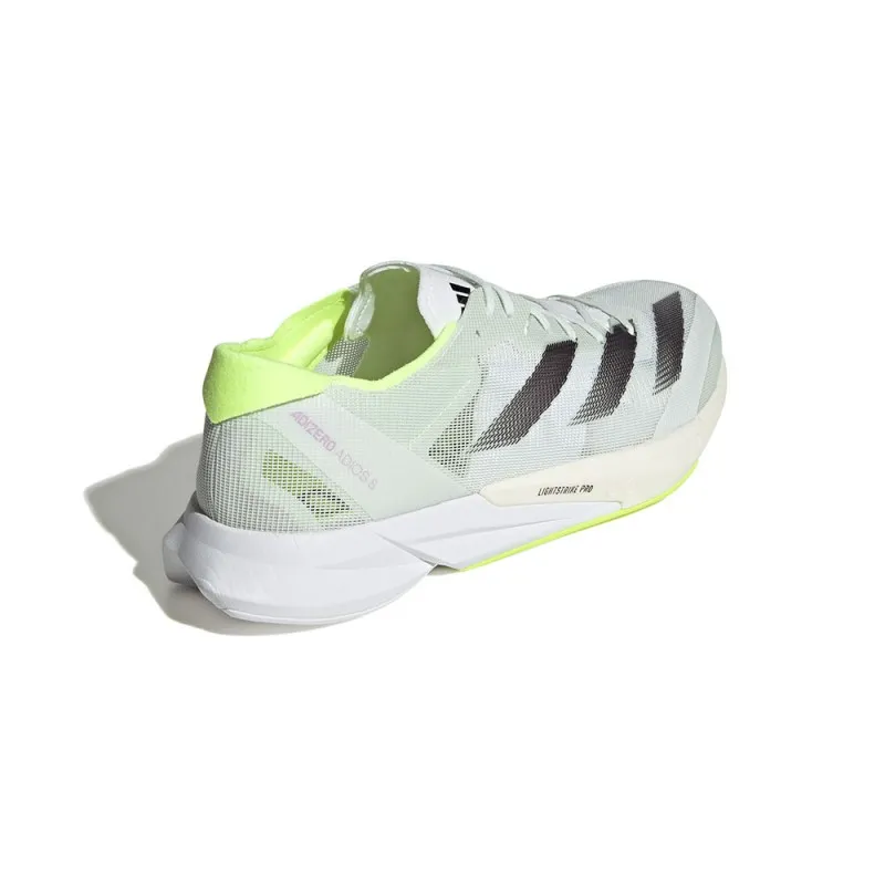 ADIDAS Adizero Adios 8 Grigio Verde - Scarpe Running Uomo