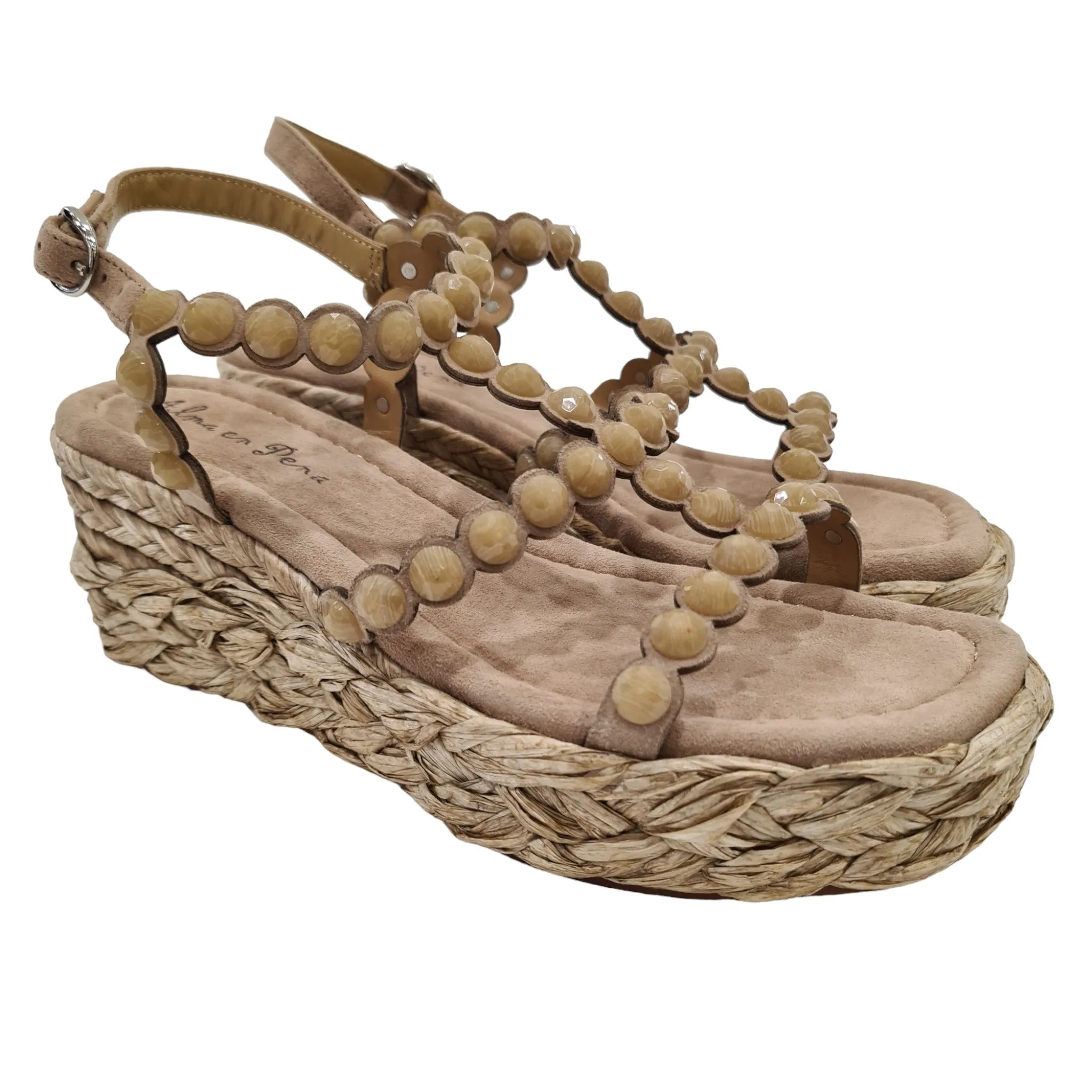 Alma en Pena Sandalo Donna Beige rif.82