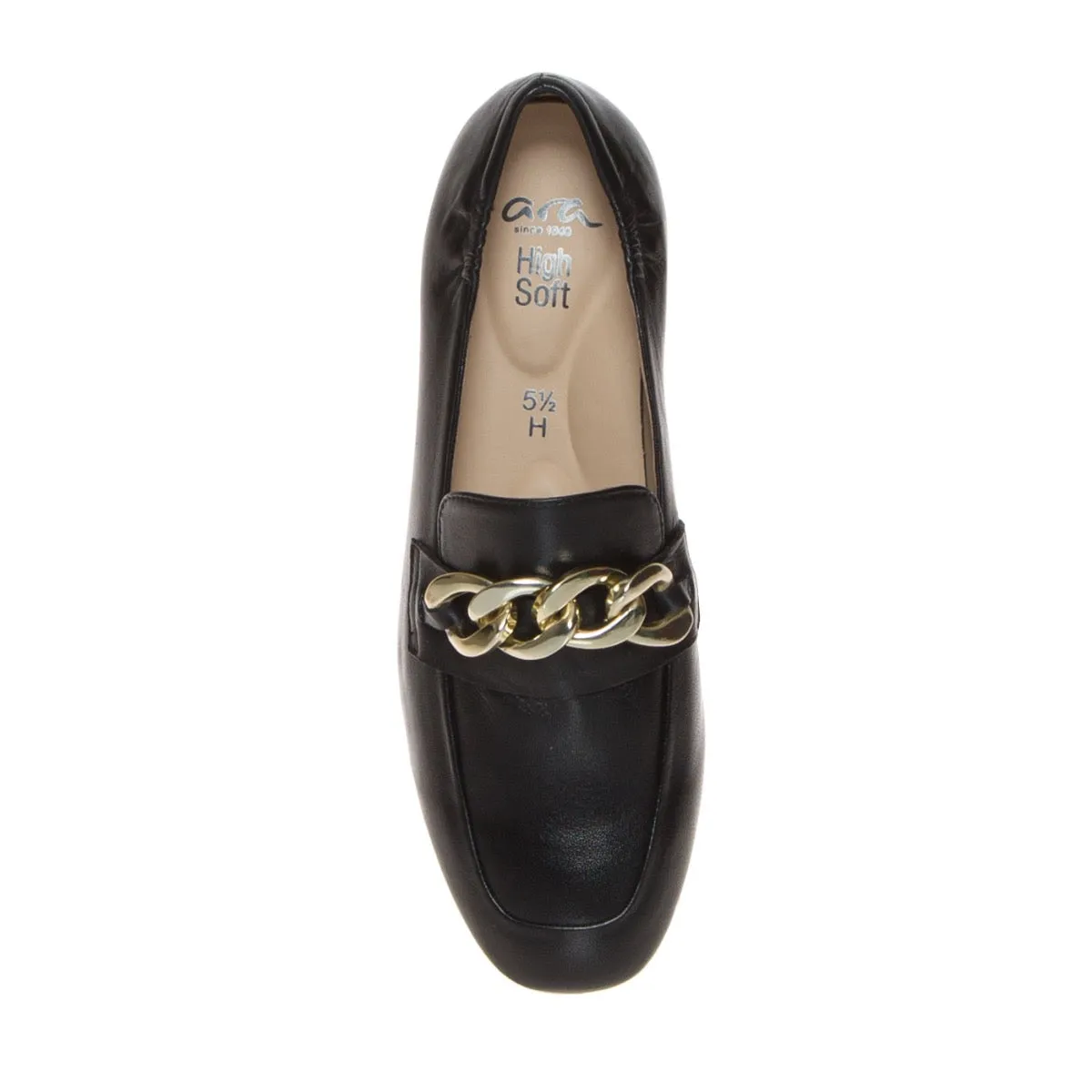 ARA LYON SOFT 51203 MOCASSINO DONNA NAPPA NERO  