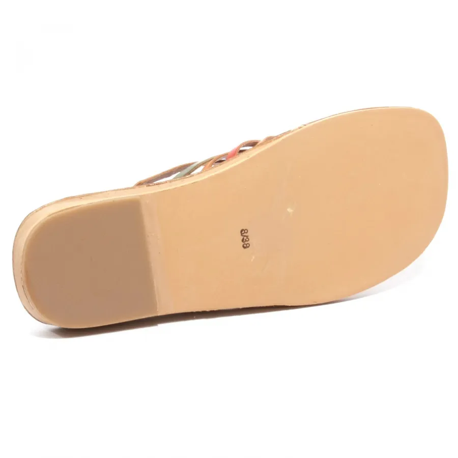 B2208 infradito donna JEFFREY CAMPBELL TOLUCA LEA MULTI flip flops woman