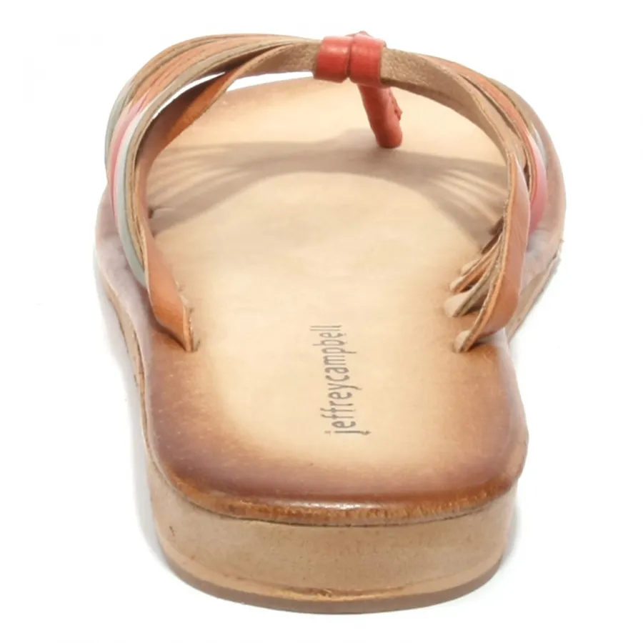 B2208 infradito donna JEFFREY CAMPBELL TOLUCA LEA MULTI flip flops woman
