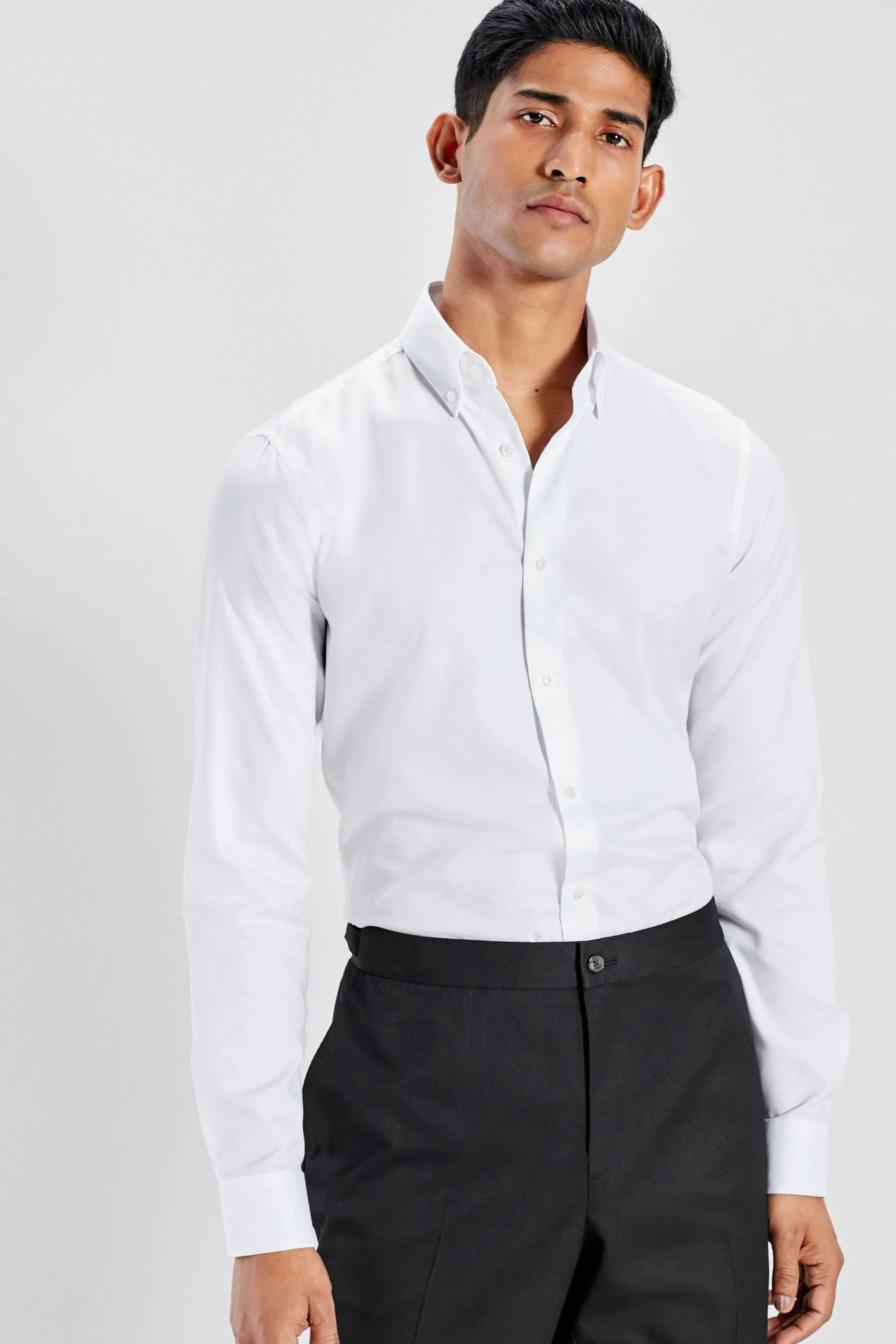 Bianco  - Camicia Oxford easy care