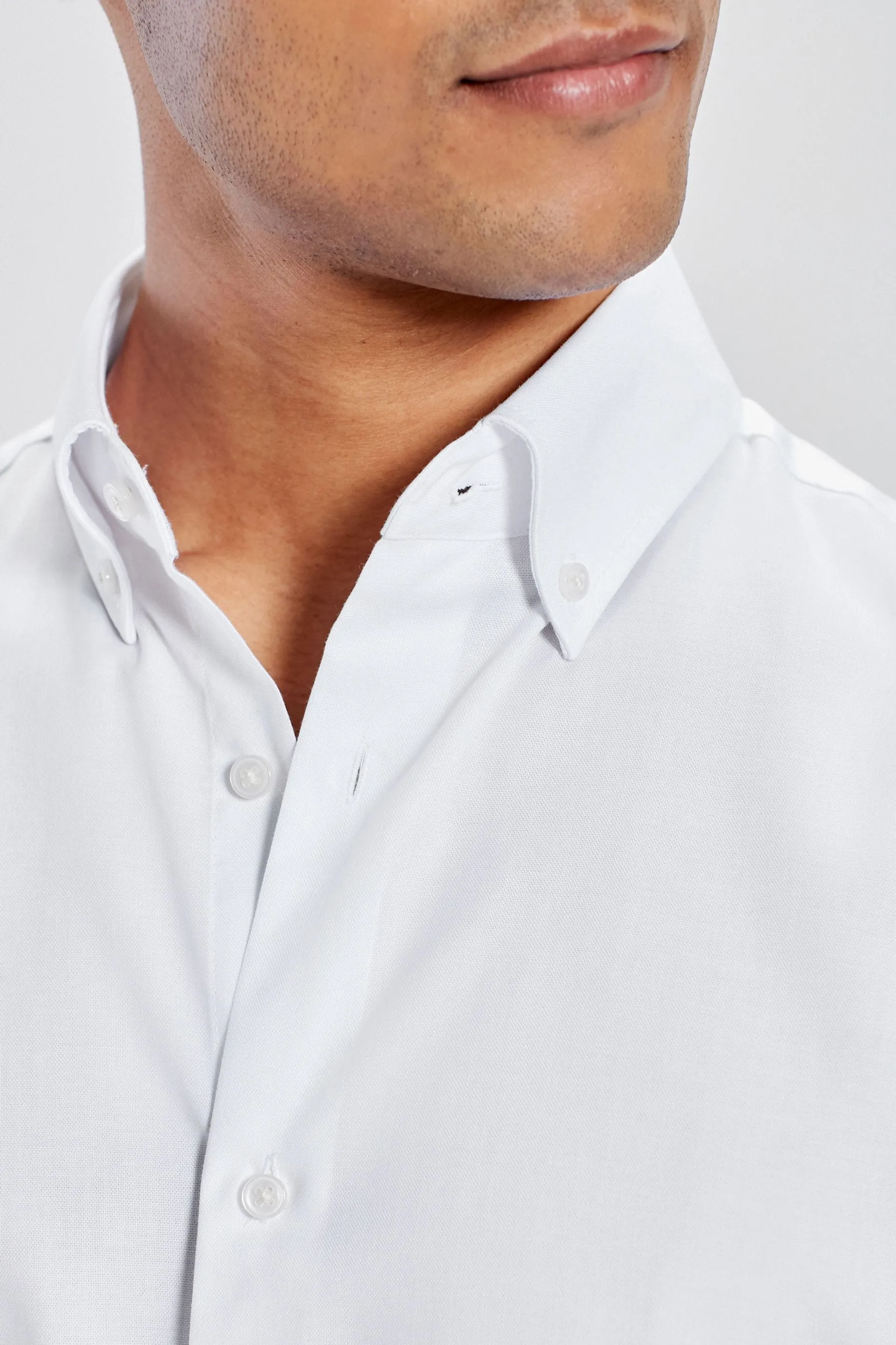 Bianco  - Camicia Oxford easy care