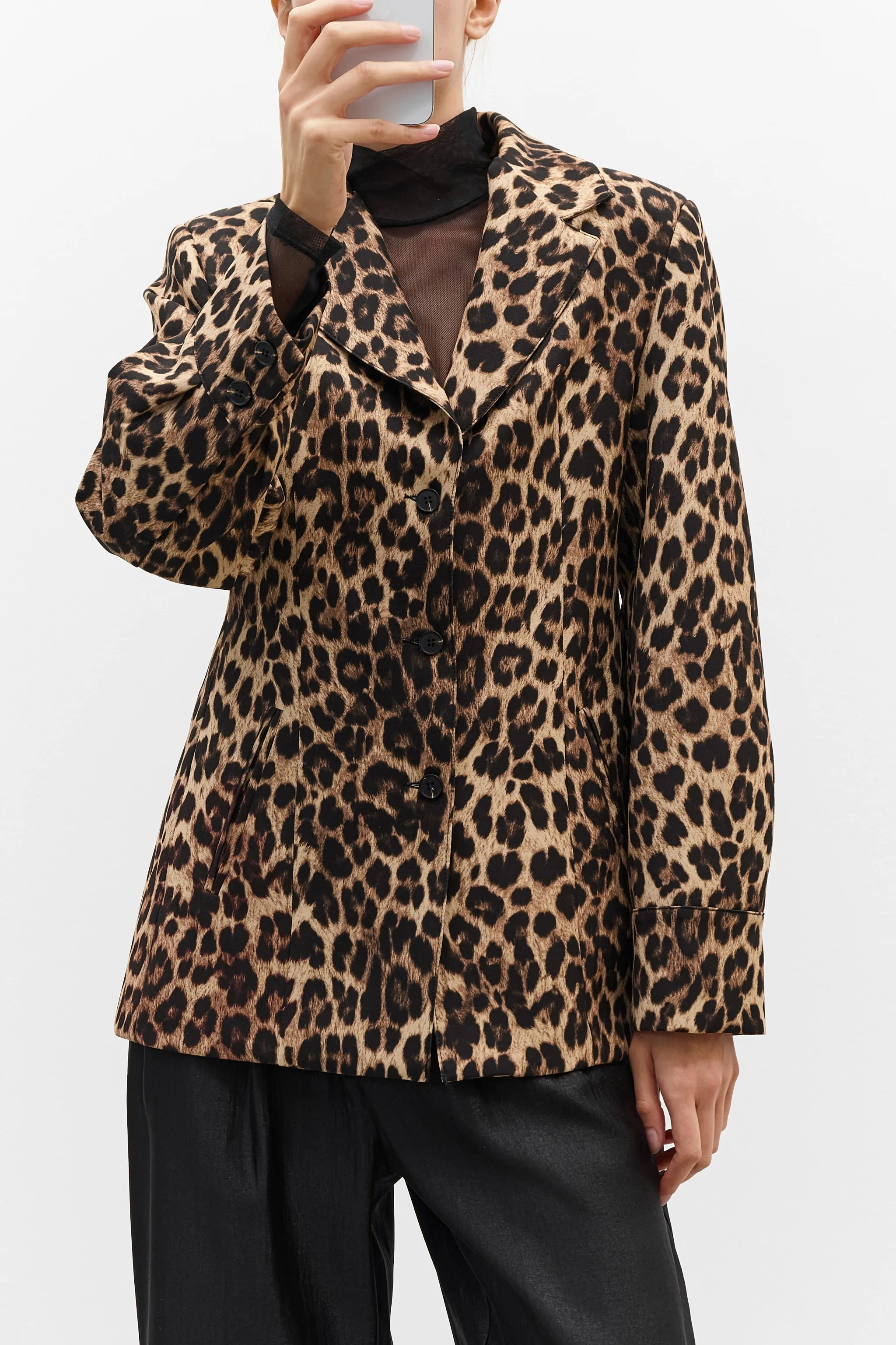 BLAZER CON FANTASIA ANIMALIER