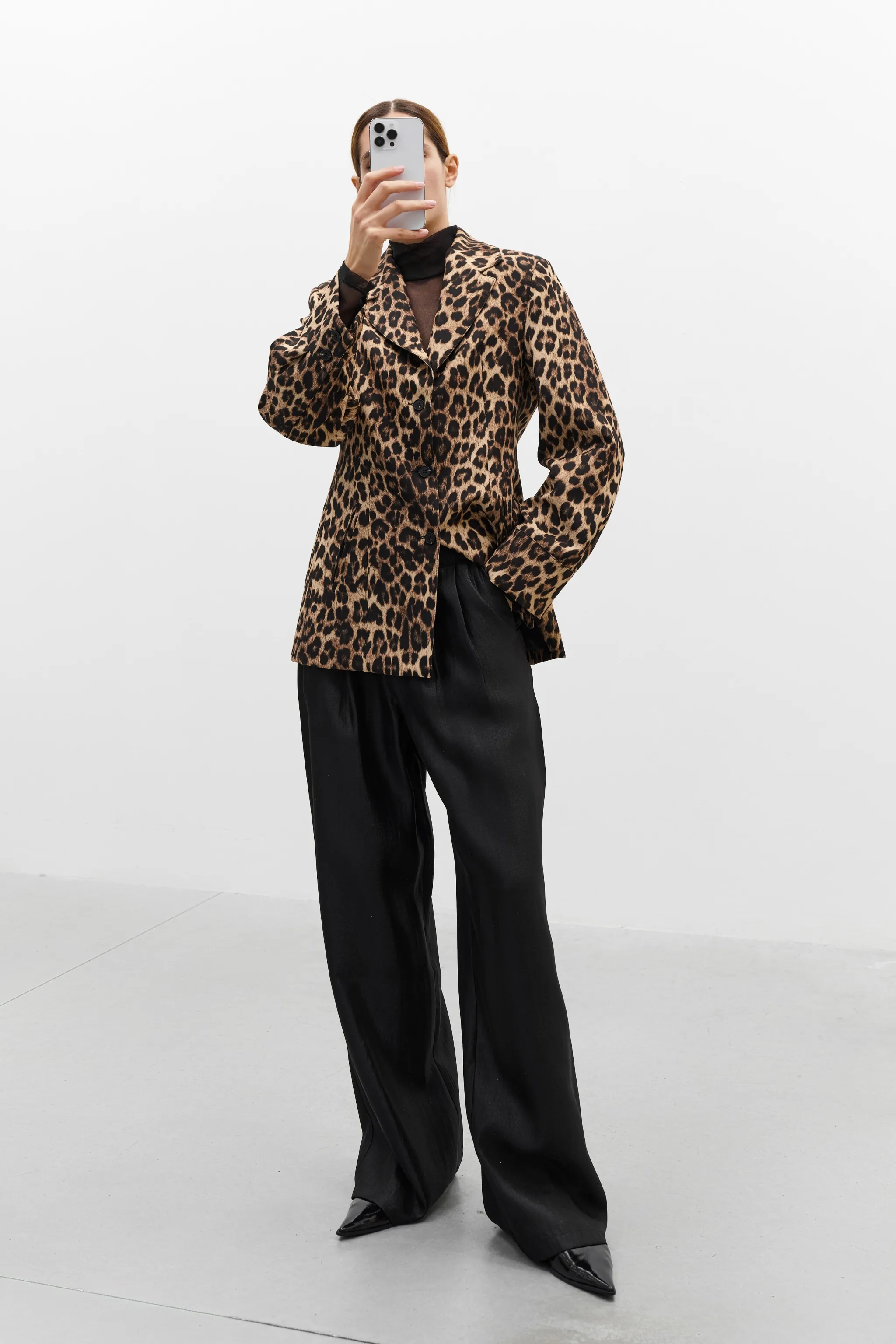 BLAZER CON FANTASIA ANIMALIER