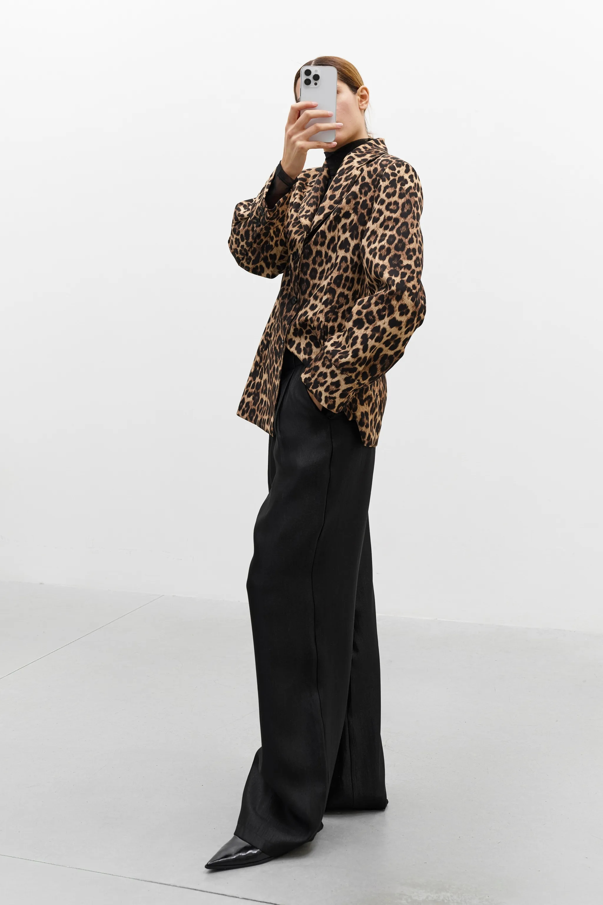 BLAZER CON FANTASIA ANIMALIER