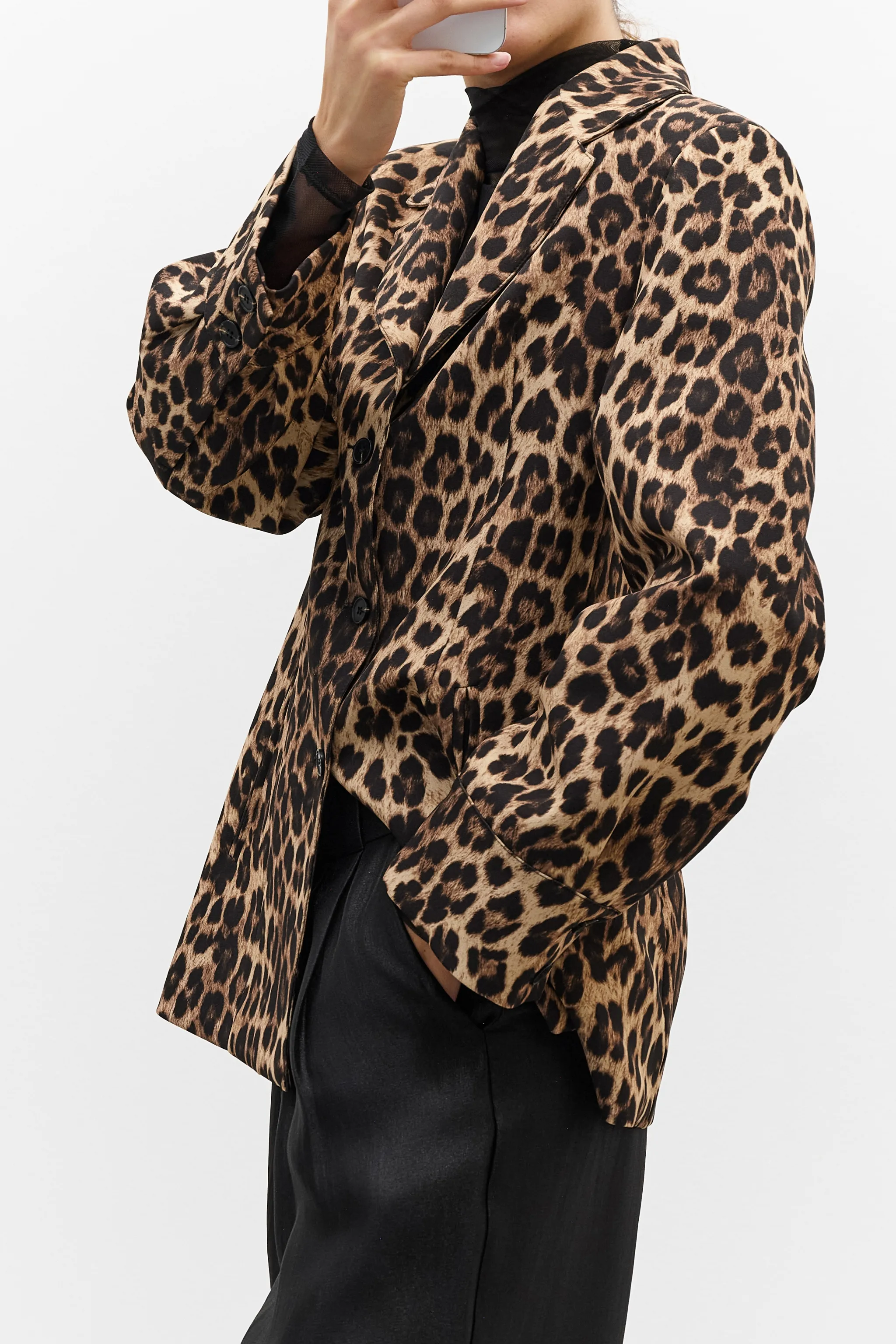 BLAZER CON FANTASIA ANIMALIER