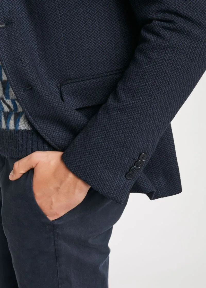 Blazer in viscosa armaturata