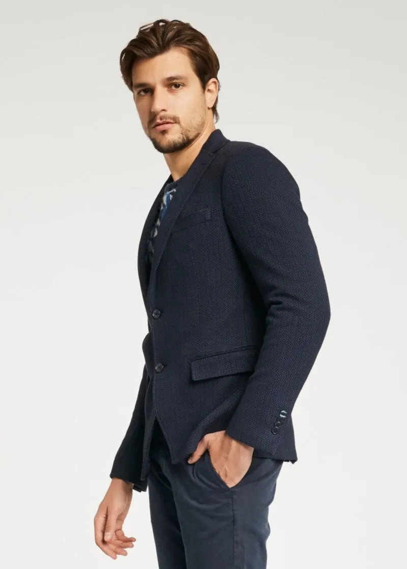 Blazer in viscosa armaturata