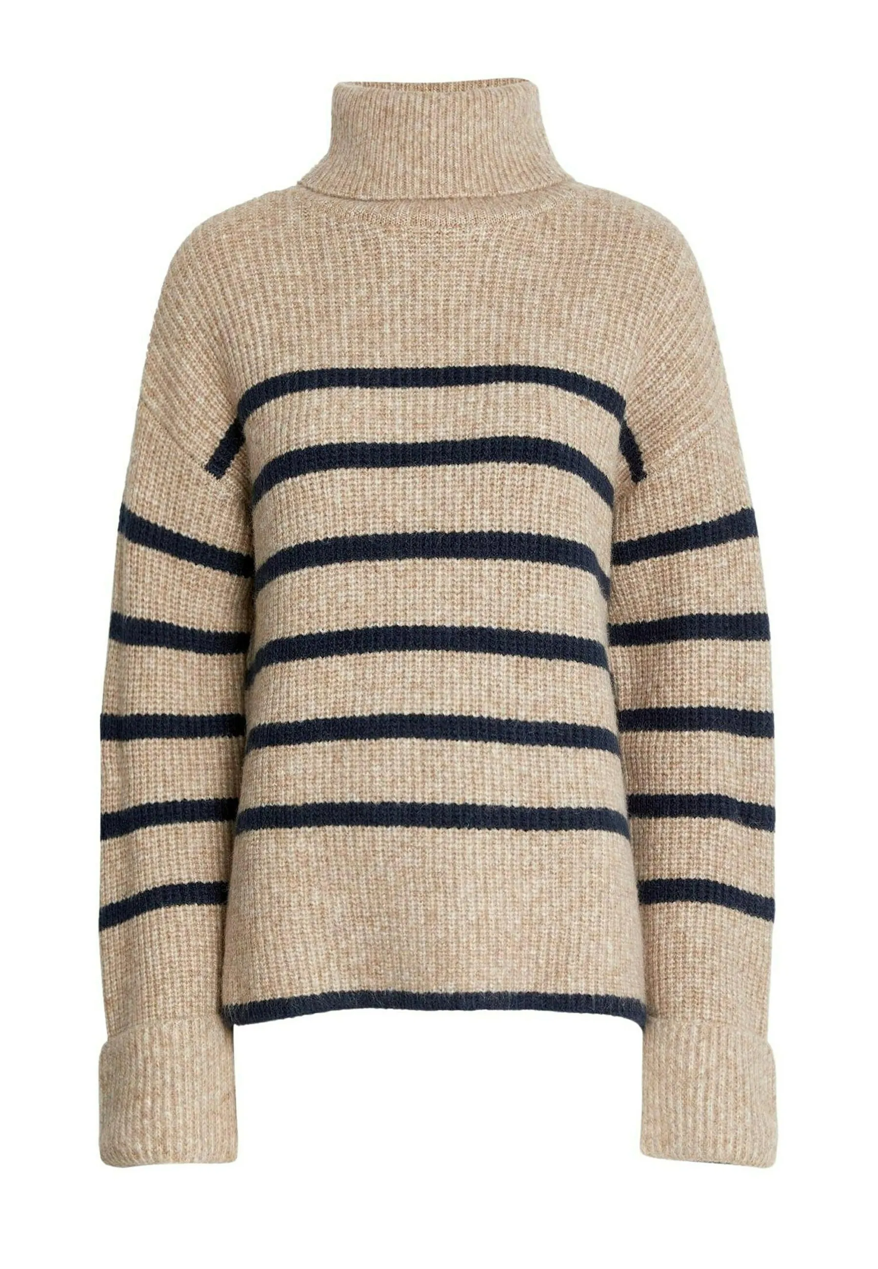 BLEND STRIPED ROLL NECK PULLOVER - Maglione