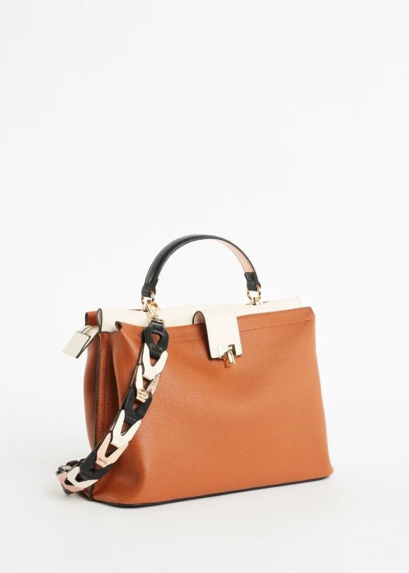 Borsa con tracolla intrecciata