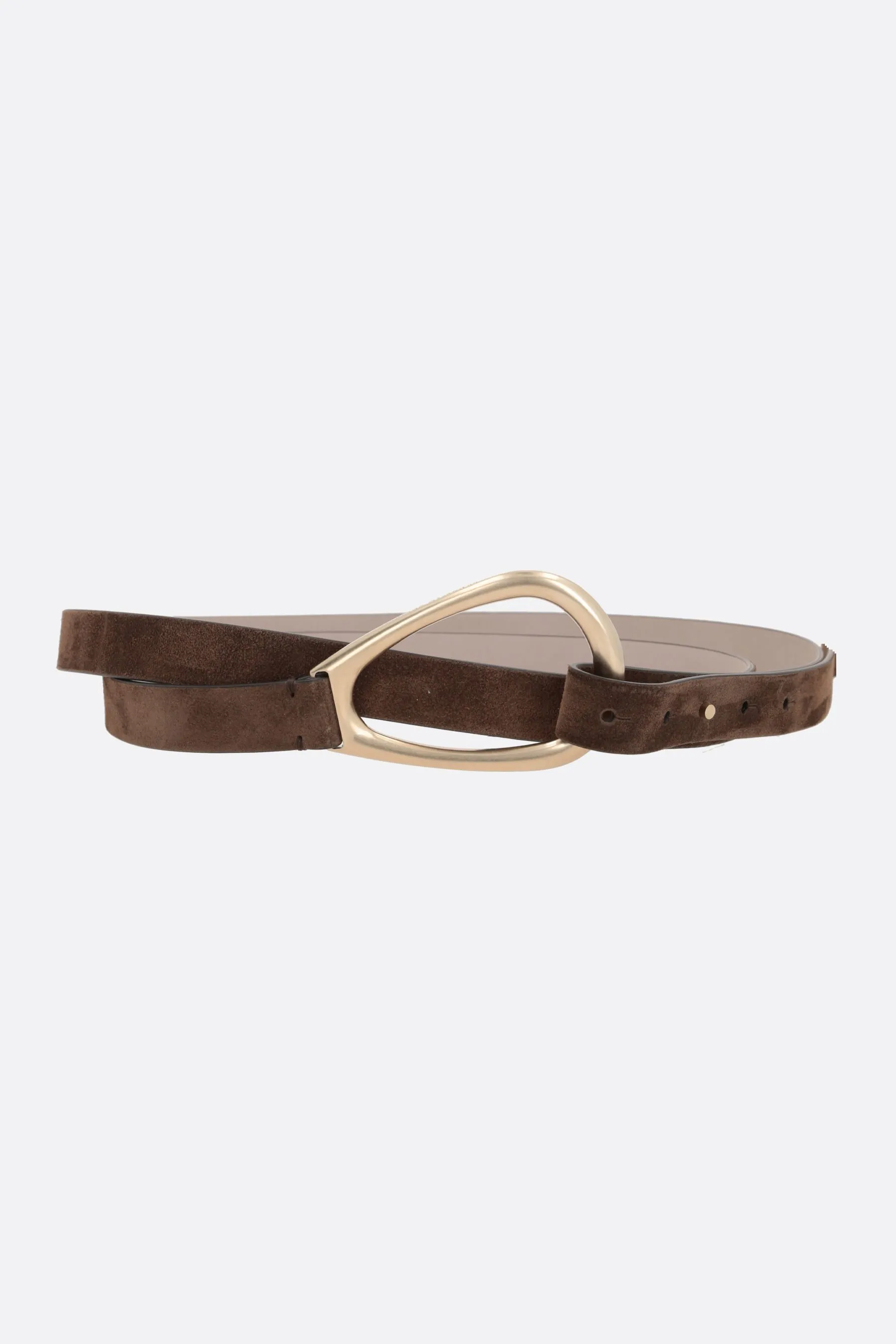 BRUNELLO CUCINELLI cintura a doppio giro in suede