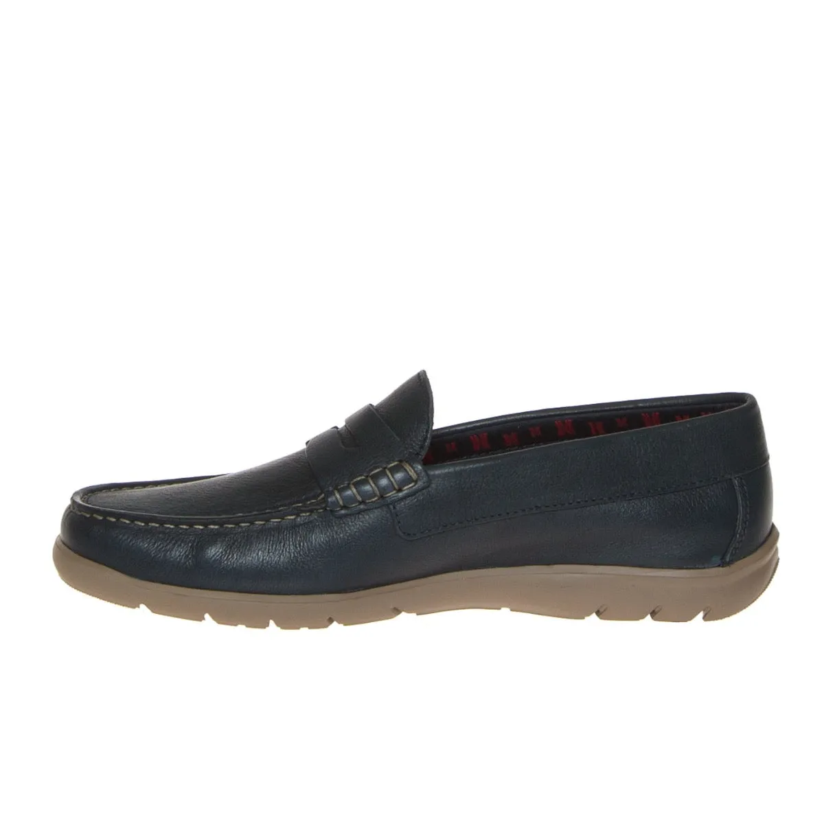 CALLAGHAN 18004 MOCASSINO PELLE BLU  