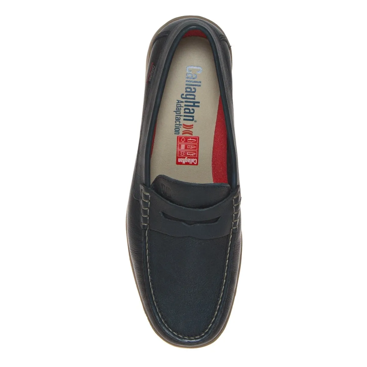 CALLAGHAN 18004 MOCASSINO PELLE BLU  