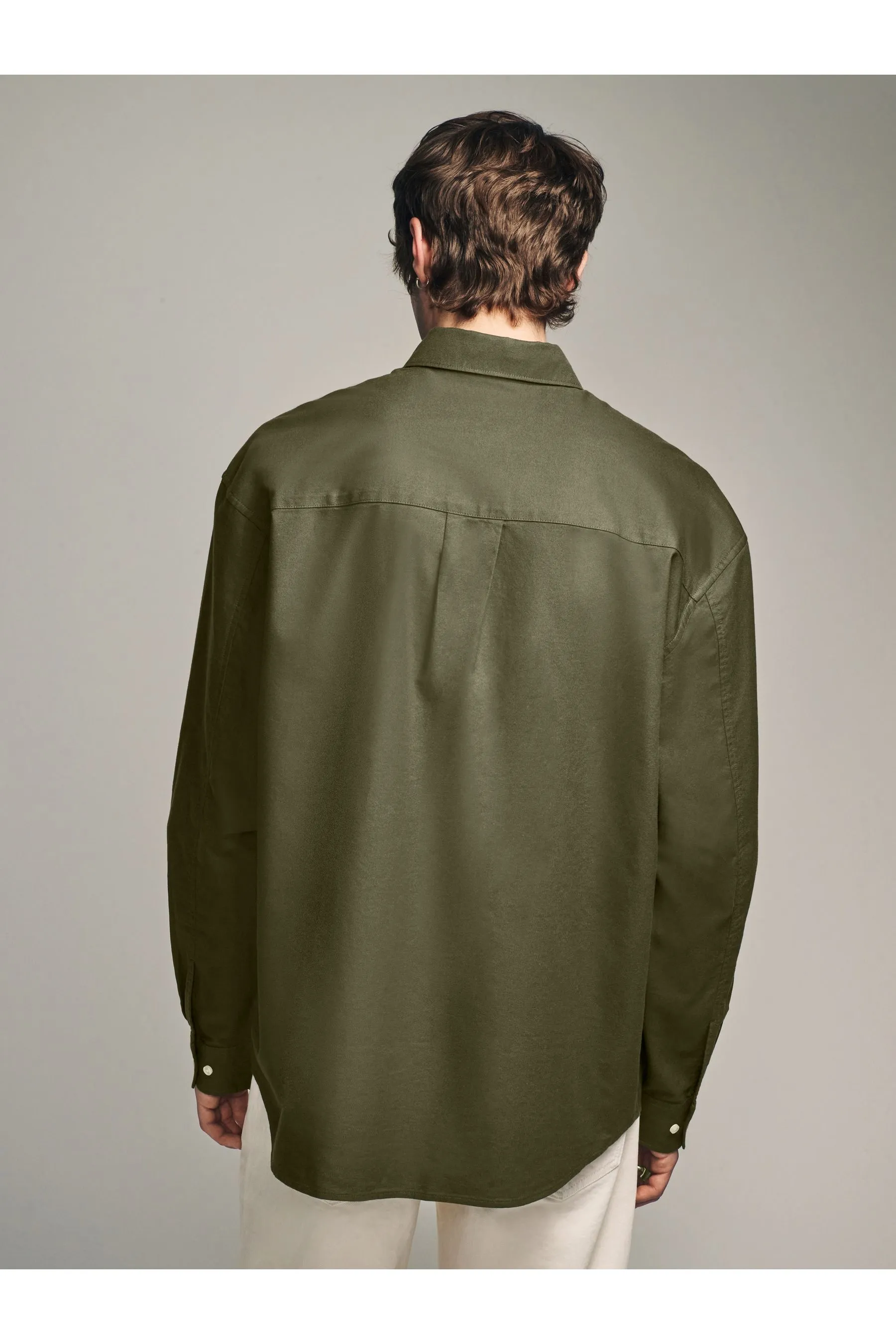 Camicia Manica lunga Oxford comoda