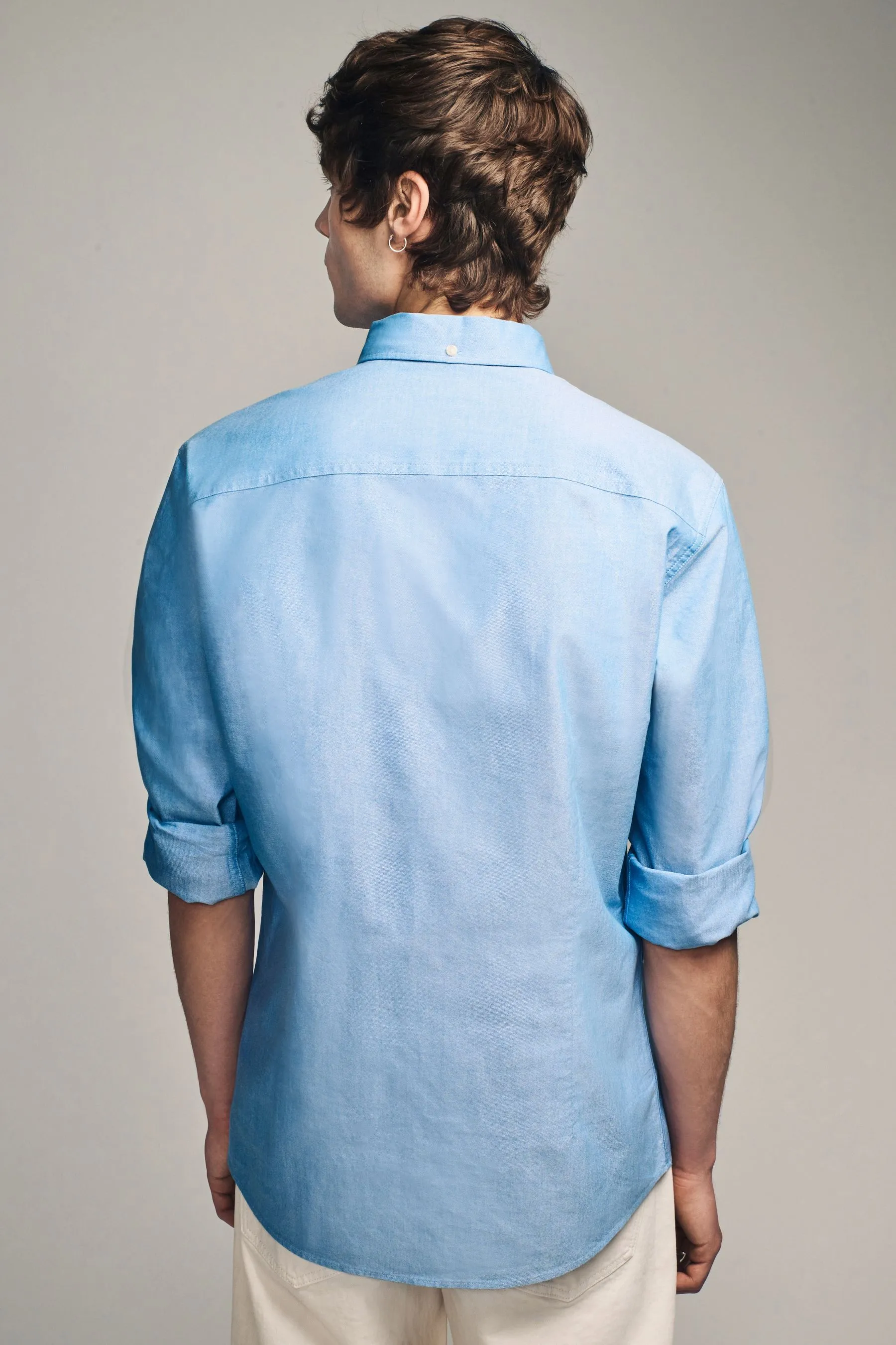 Camicia Oxford a maniche lunghe