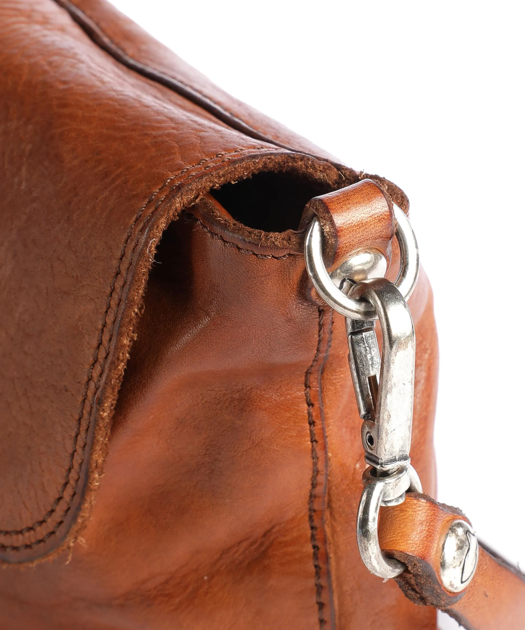  Campomaggi Prestige Borsa a tracolla pelle di vacchetta grana cognac  