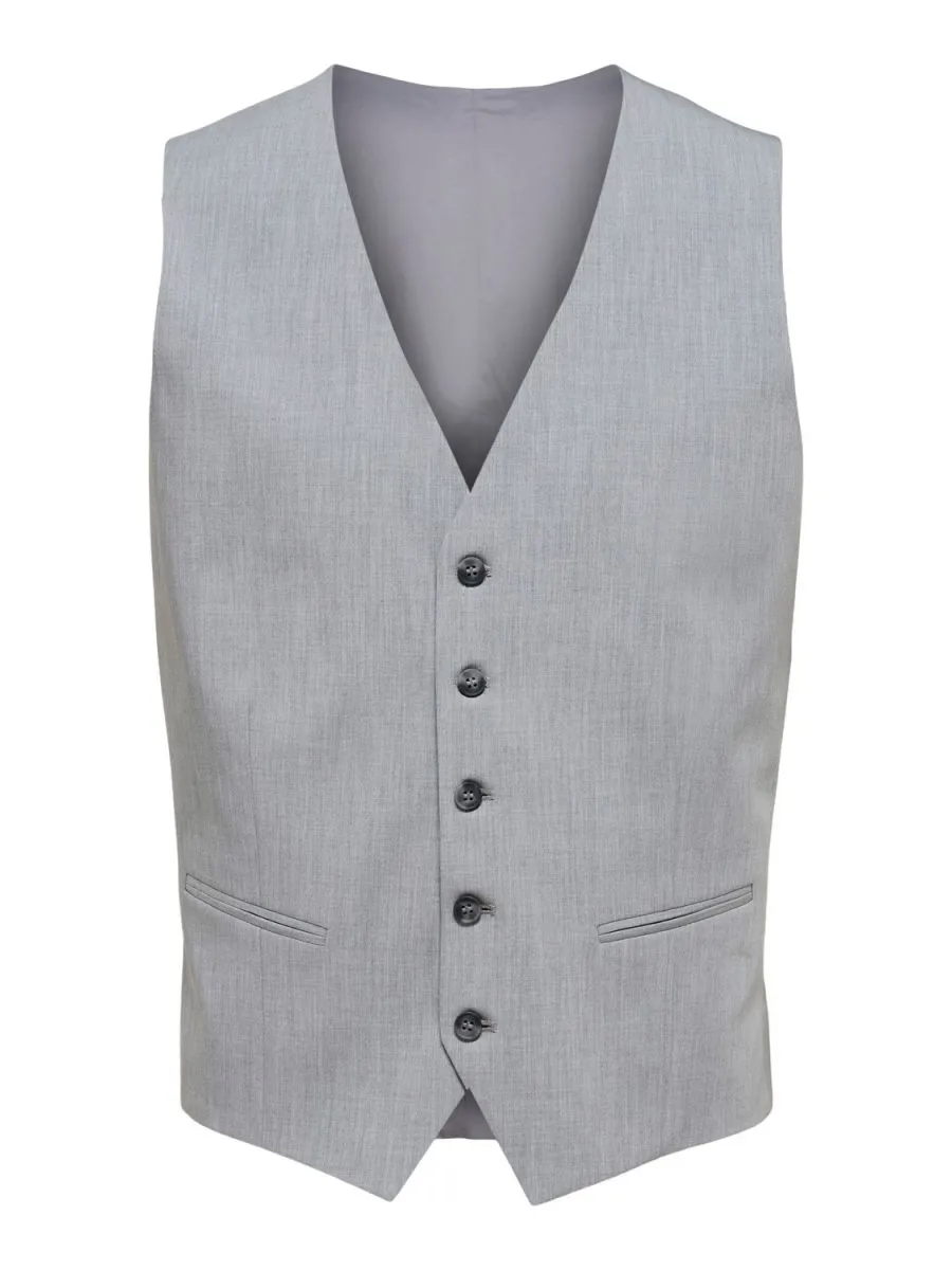 CAPISPALLA E GIACCHE Uomo SELECTED 16089406 LIAM WCT FLAX LIGHT GREY MELANGE
