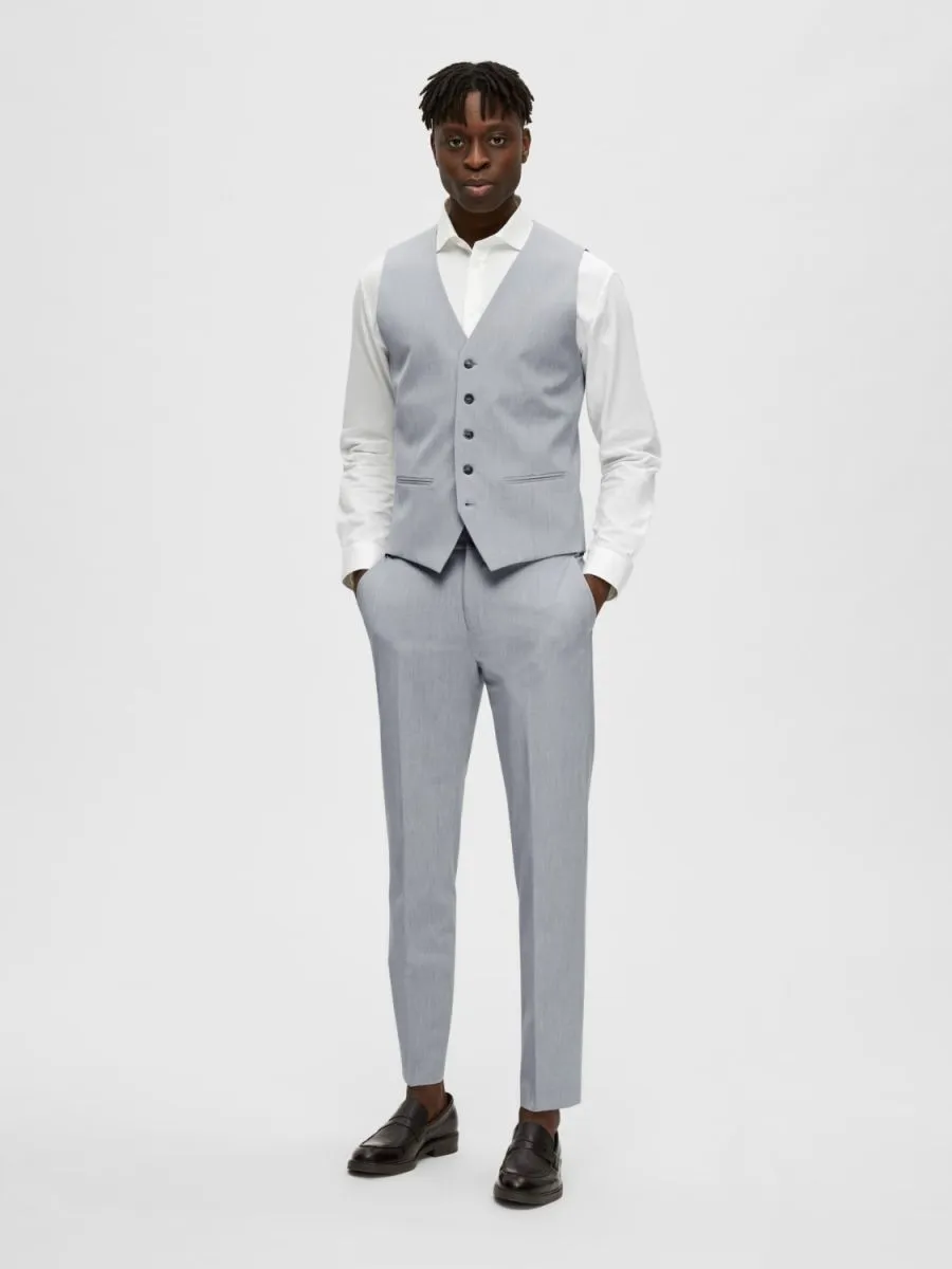 CAPISPALLA E GIACCHE Uomo SELECTED 16089406 LIAM WCT FLAX LIGHT GREY MELANGE