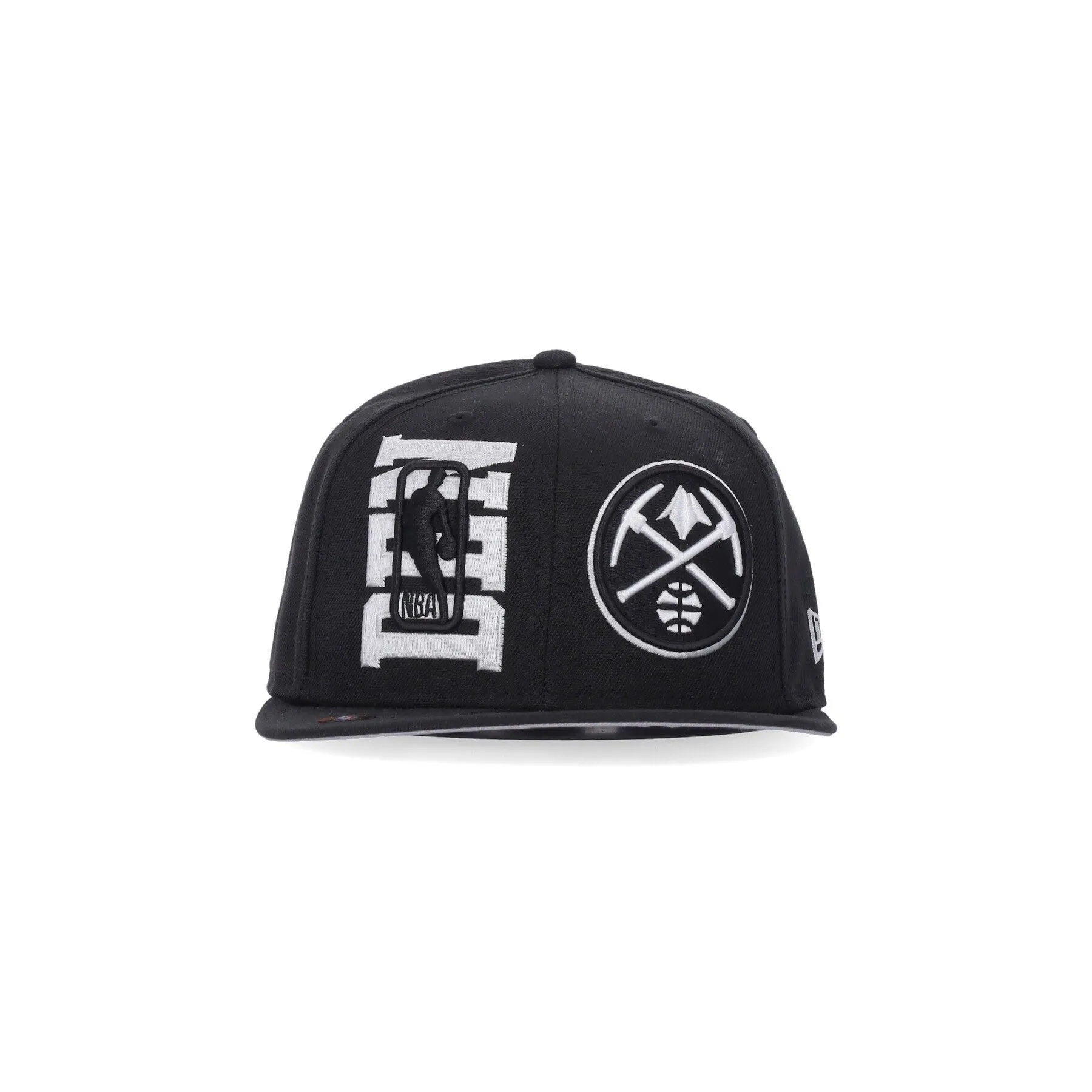 Cappellino Visiera Piatta Uomo Nba Draft 950 Cw Dennug Black/black/white