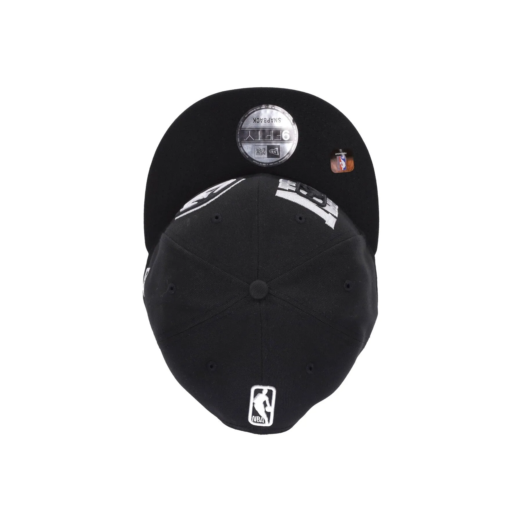 Cappellino Visiera Piatta Uomo Nba Draft 950 Cw Dennug Black/black/white
