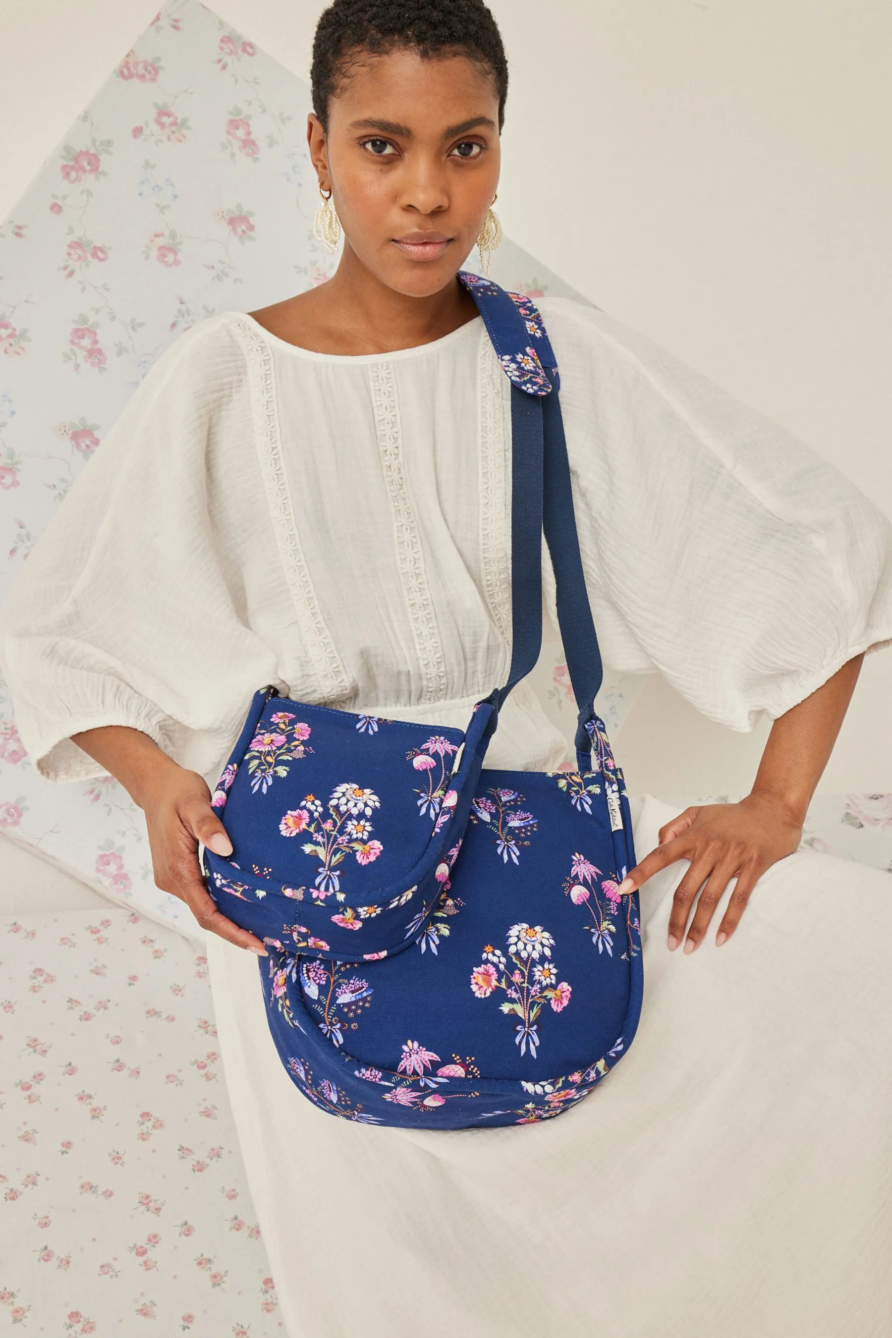 Cath Kidston - mini Borsa a tracolla con Borsa messenger
