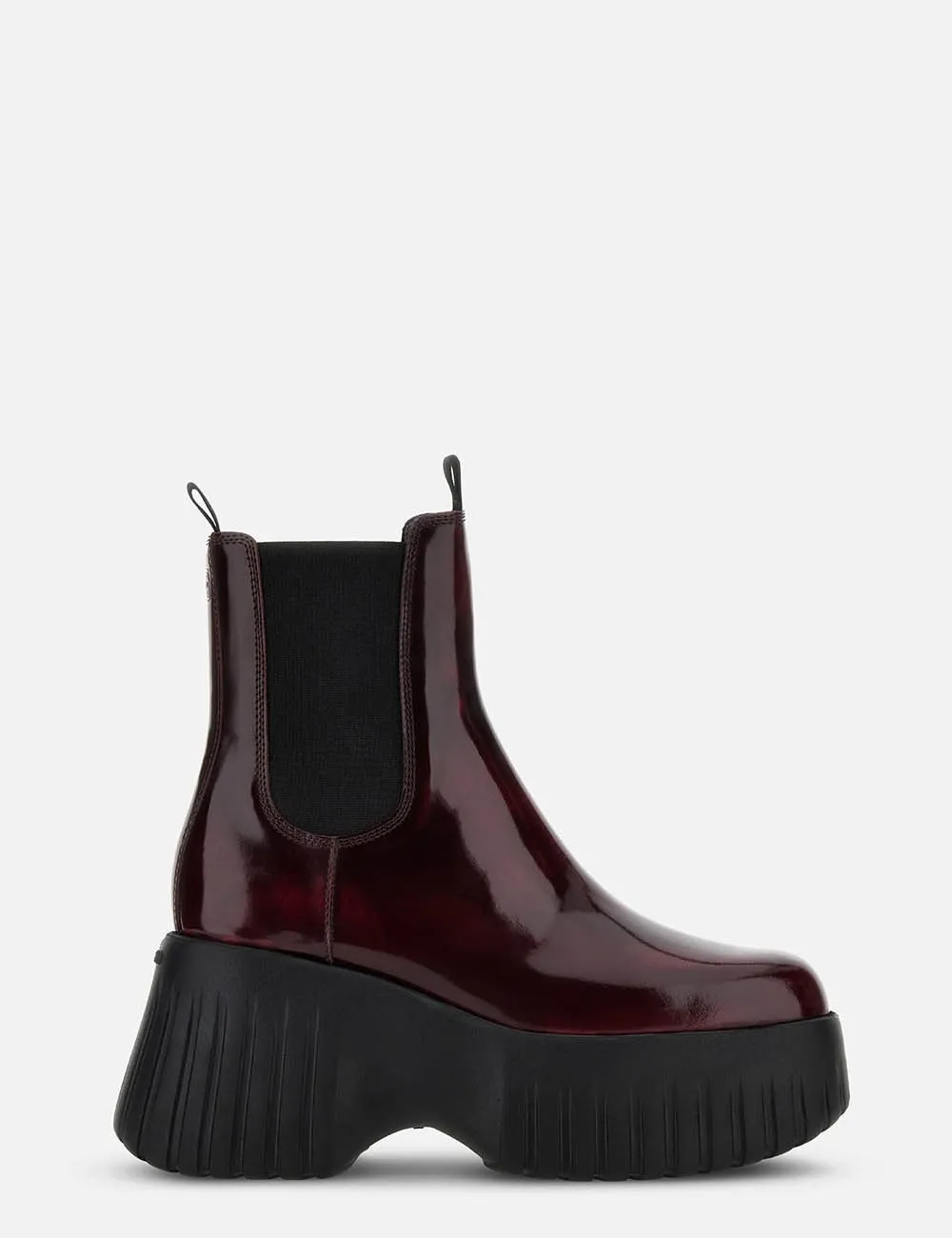 Chelsea Boots H-Stripes Bordeaux
