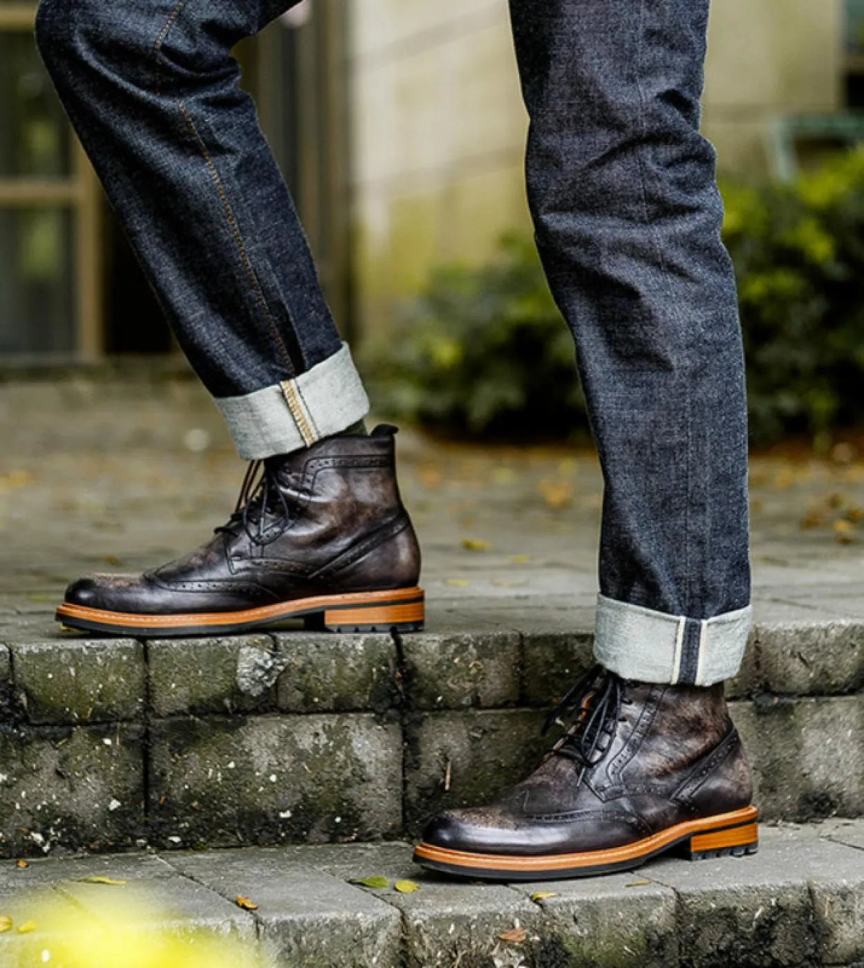 Chelsea Boots Uomo Vera Pelle British Style 2023 Vintage Uomo Chelsea Boots