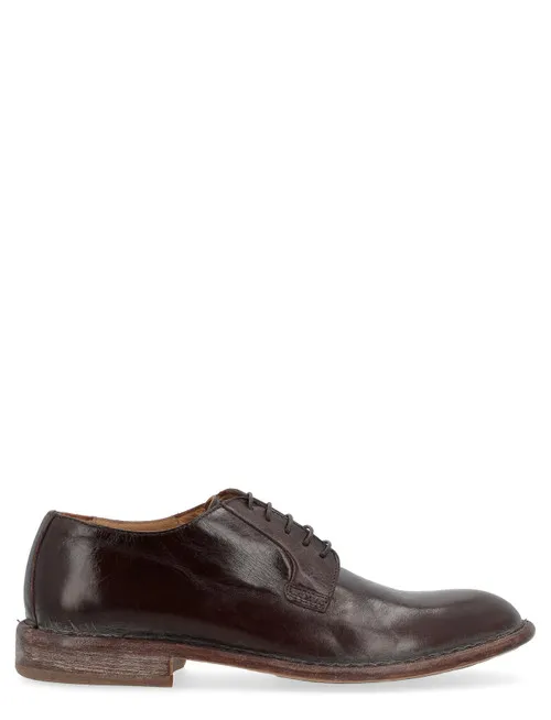 Derby Moma in pelle marrone