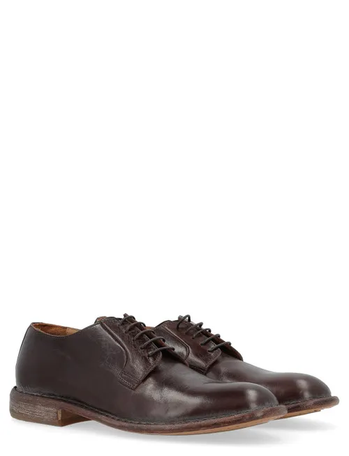 Derby Moma in pelle marrone