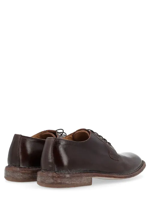 Derby Moma in pelle marrone