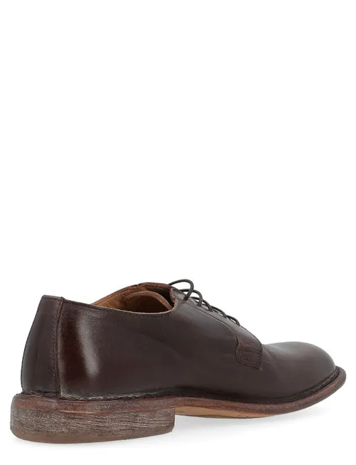 Derby Moma in pelle marrone