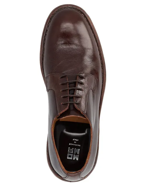 Derby Moma in pelle marrone