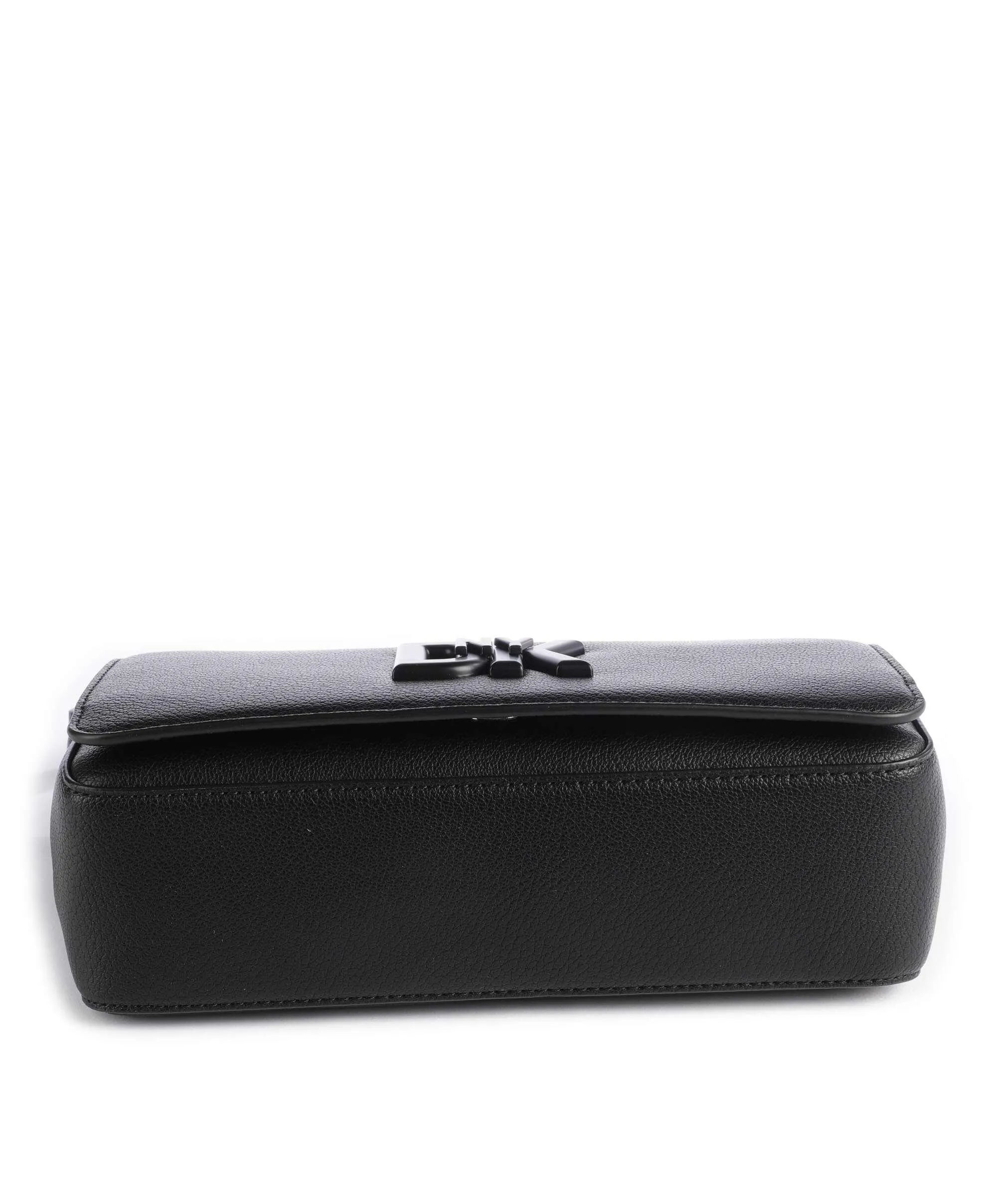  DKNY Milano Seventh Avenue Borsa a tracolla pelle di vacchetta grana nero  