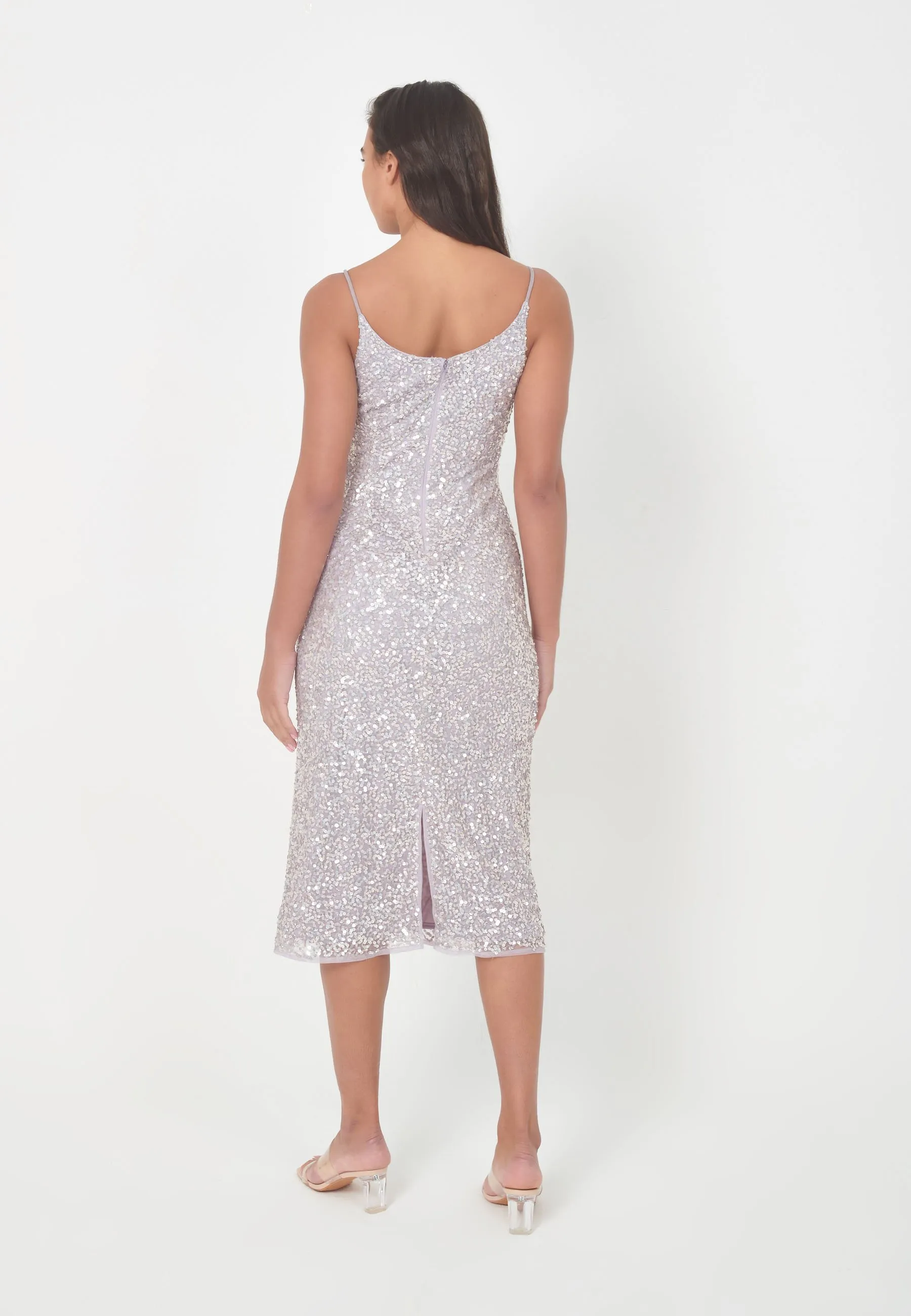 EMBELLISHED SEQUINS MIDI  - Vestito elegante