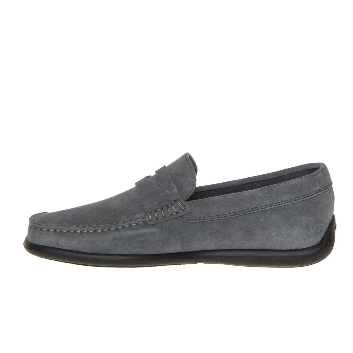 FRAU 14D2 MOCASSINO MASCHERINA CAMOSCIO GRIGIO  