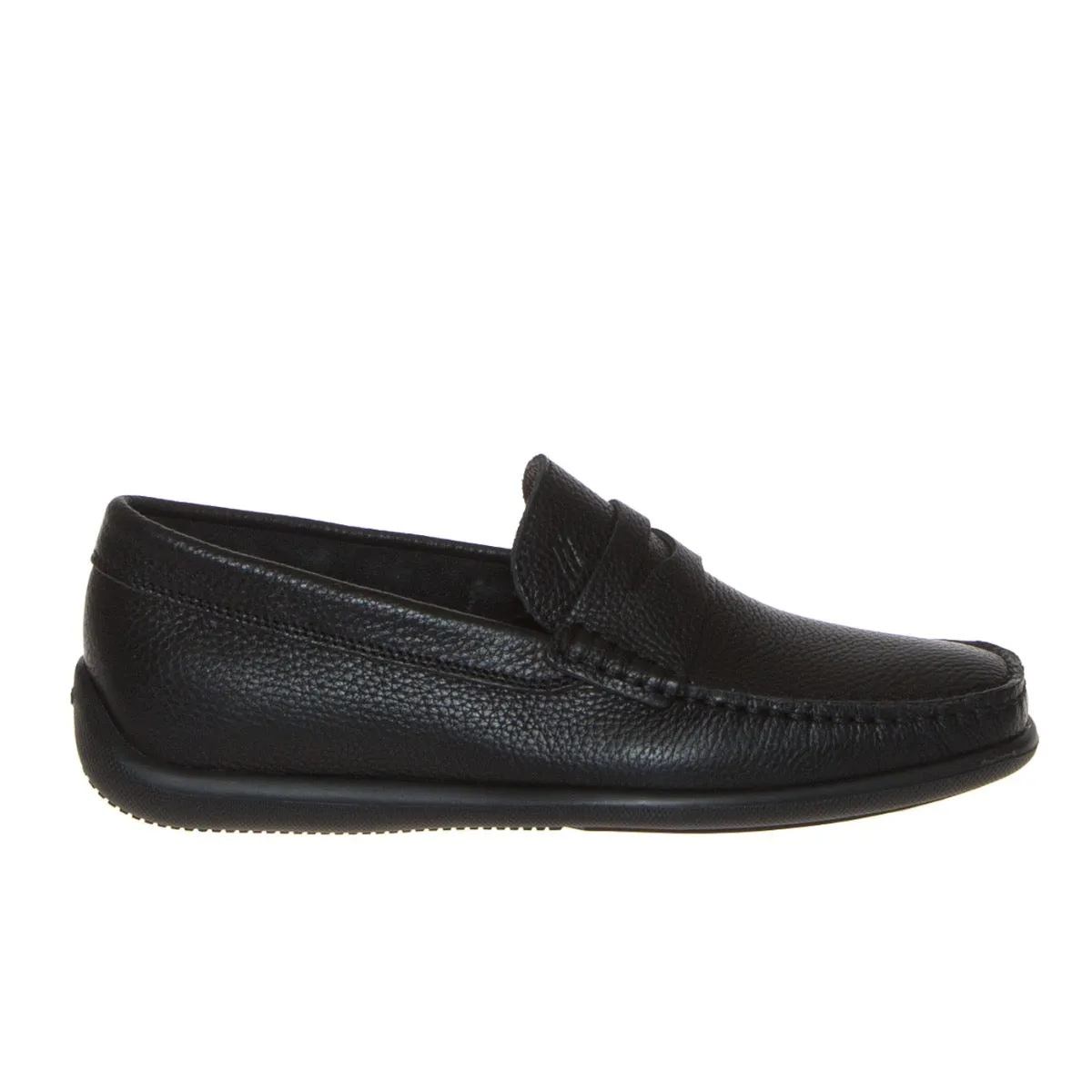 FRAU 14T2 MOCASSINO MASCHERINA PELLE NERO  