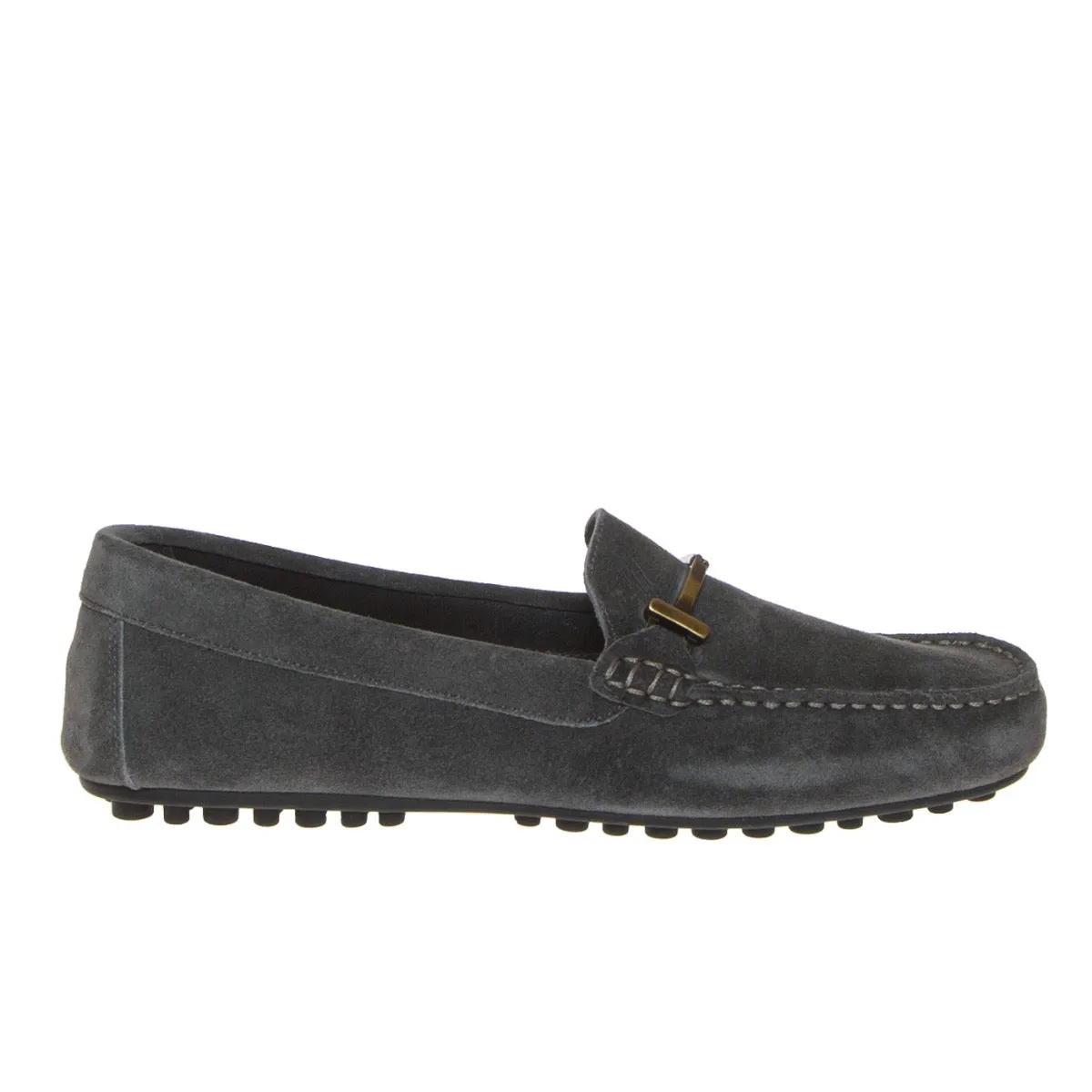 FRAU 31D4 MOCASSINO MORSETTO CAMOSCIO GRIGIO  