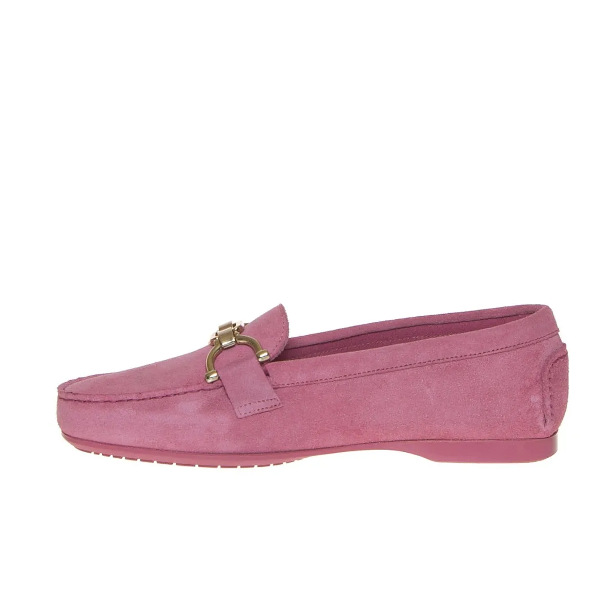 FRAU 68D6 MOCASSINO CAMOSCIO ROSA  
