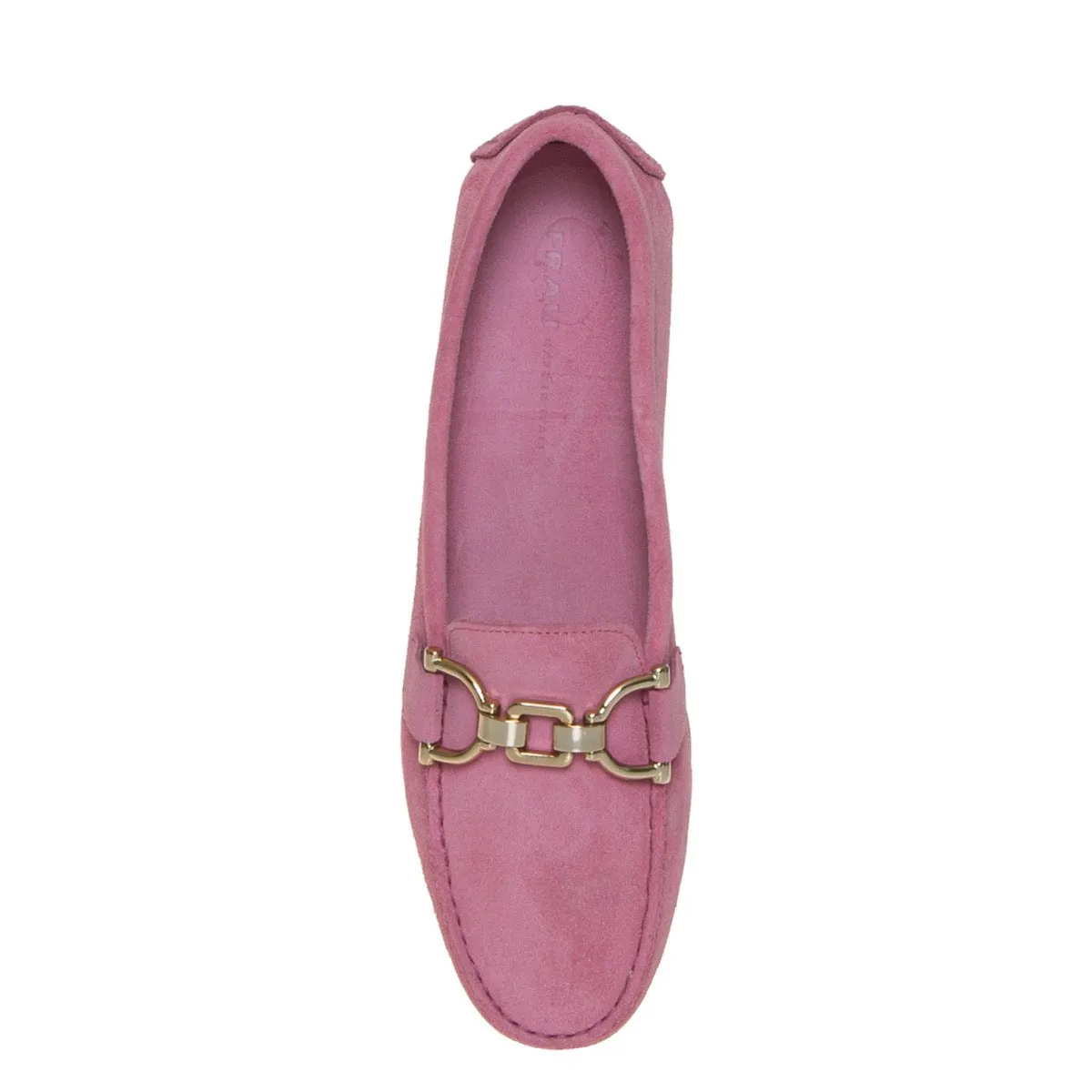 FRAU 68D6 MOCASSINO CAMOSCIO ROSA  