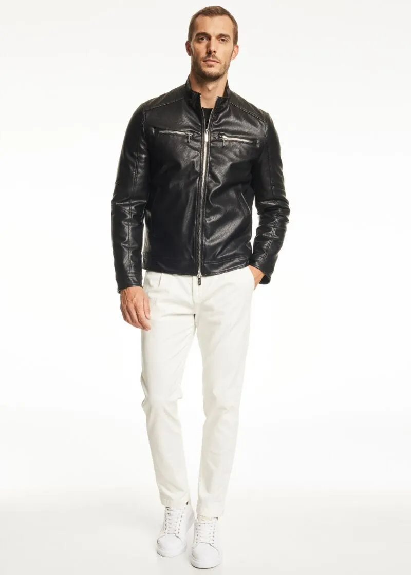 Giacca in eco pelle