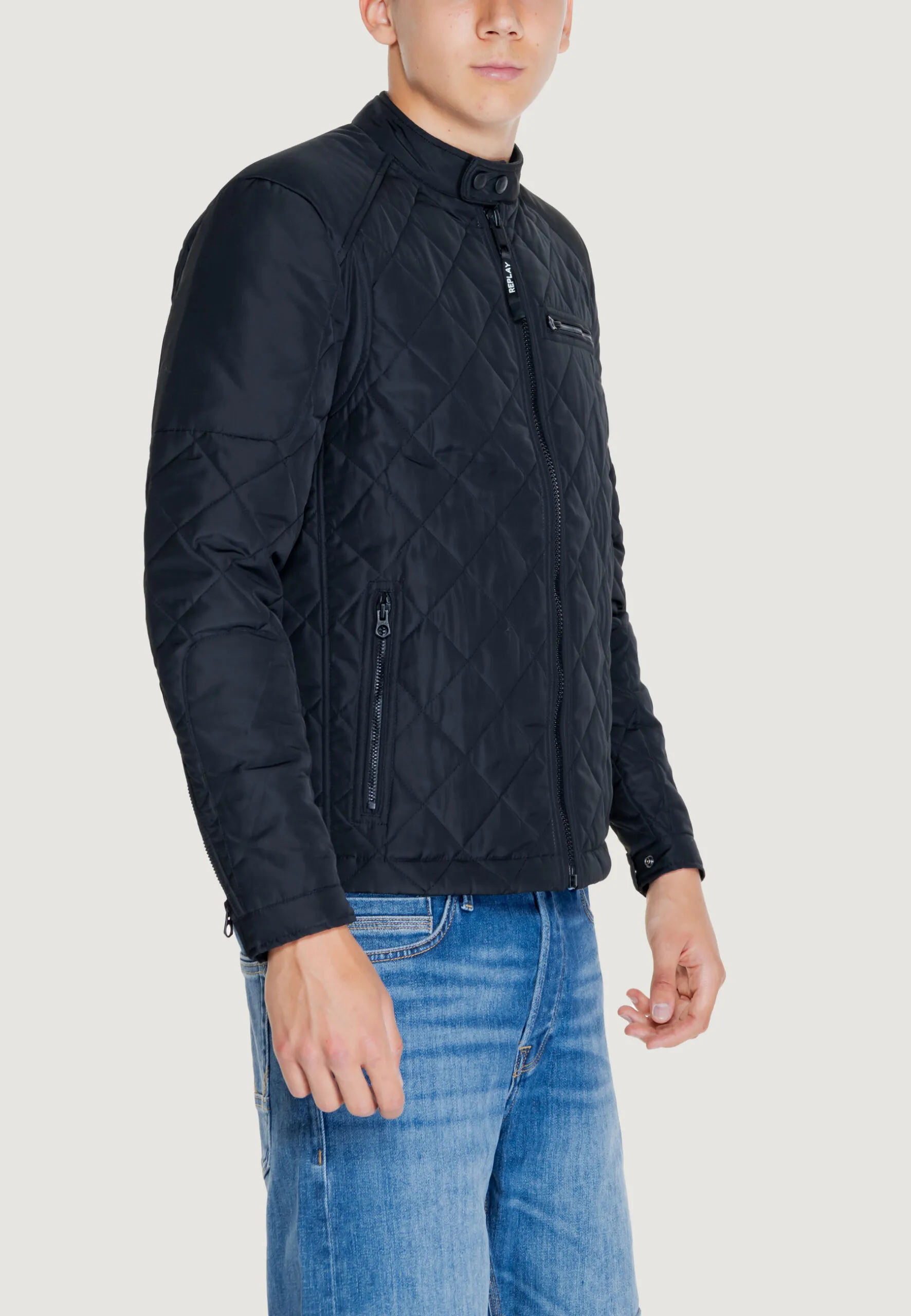 Giacchetto Replay POLY OXFORD Nero