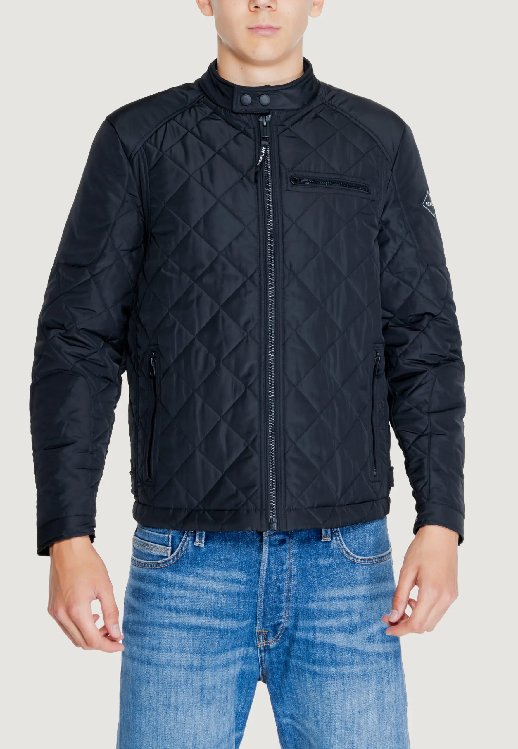 Giacchetto Replay POLY OXFORD Nero