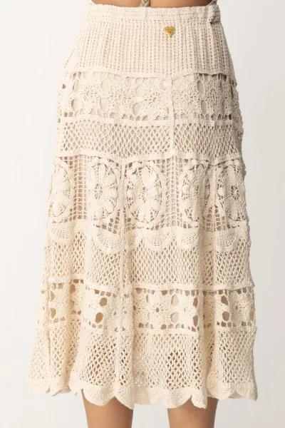Gonna longuette crochet SHELL