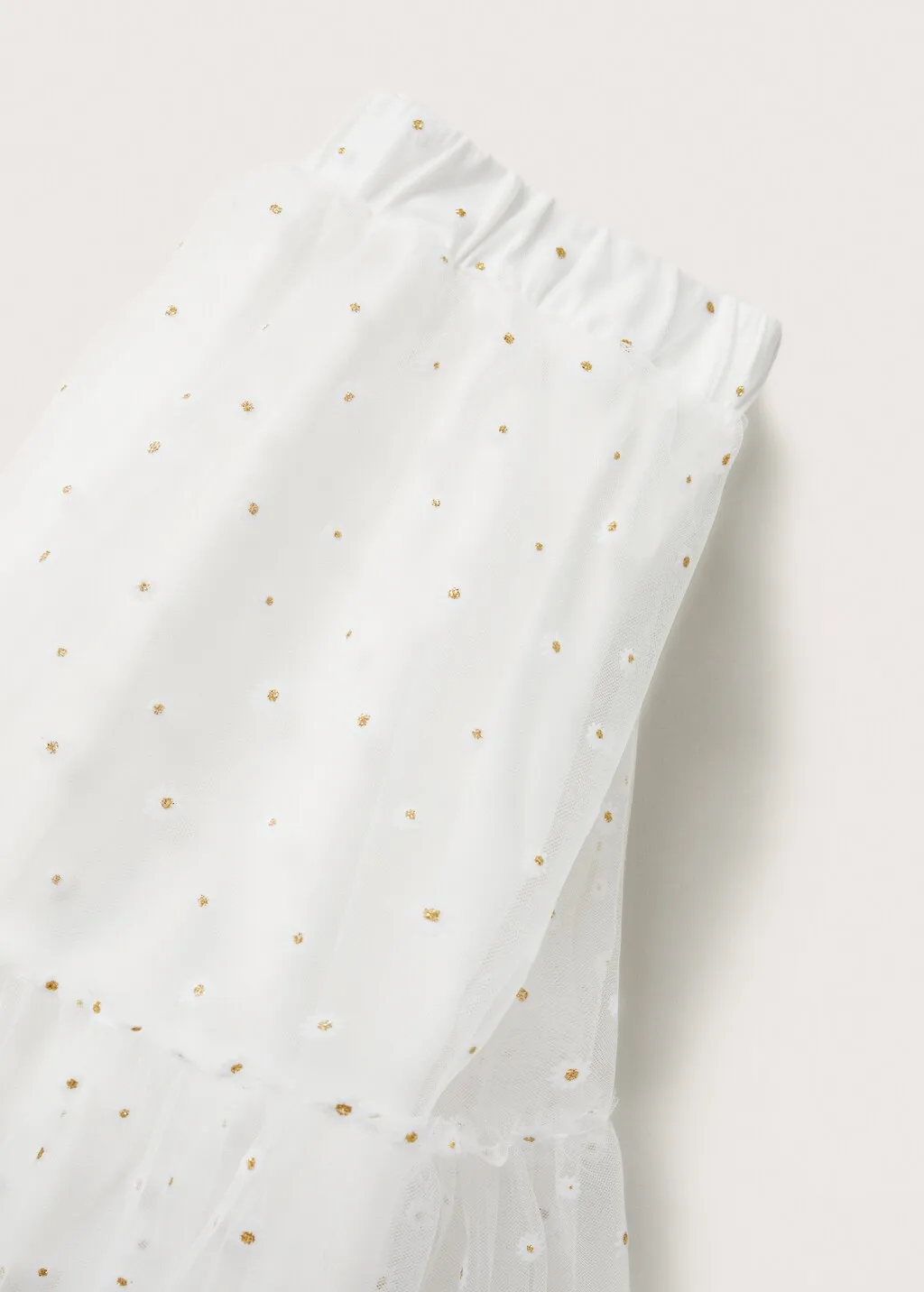Gonna tulle ricamo fiori